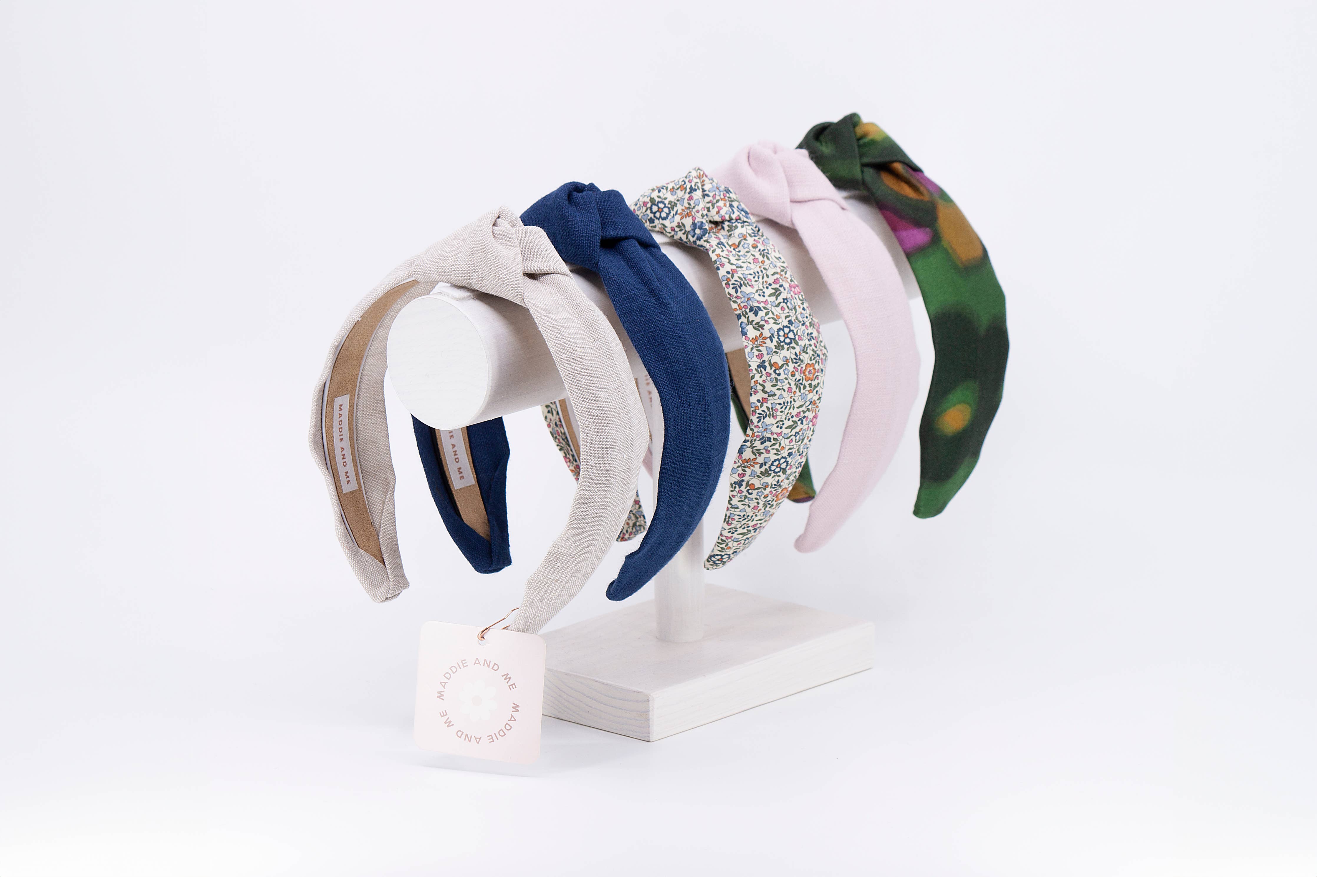 Flower Knotted Spring Headband Made with Liberty Fabric