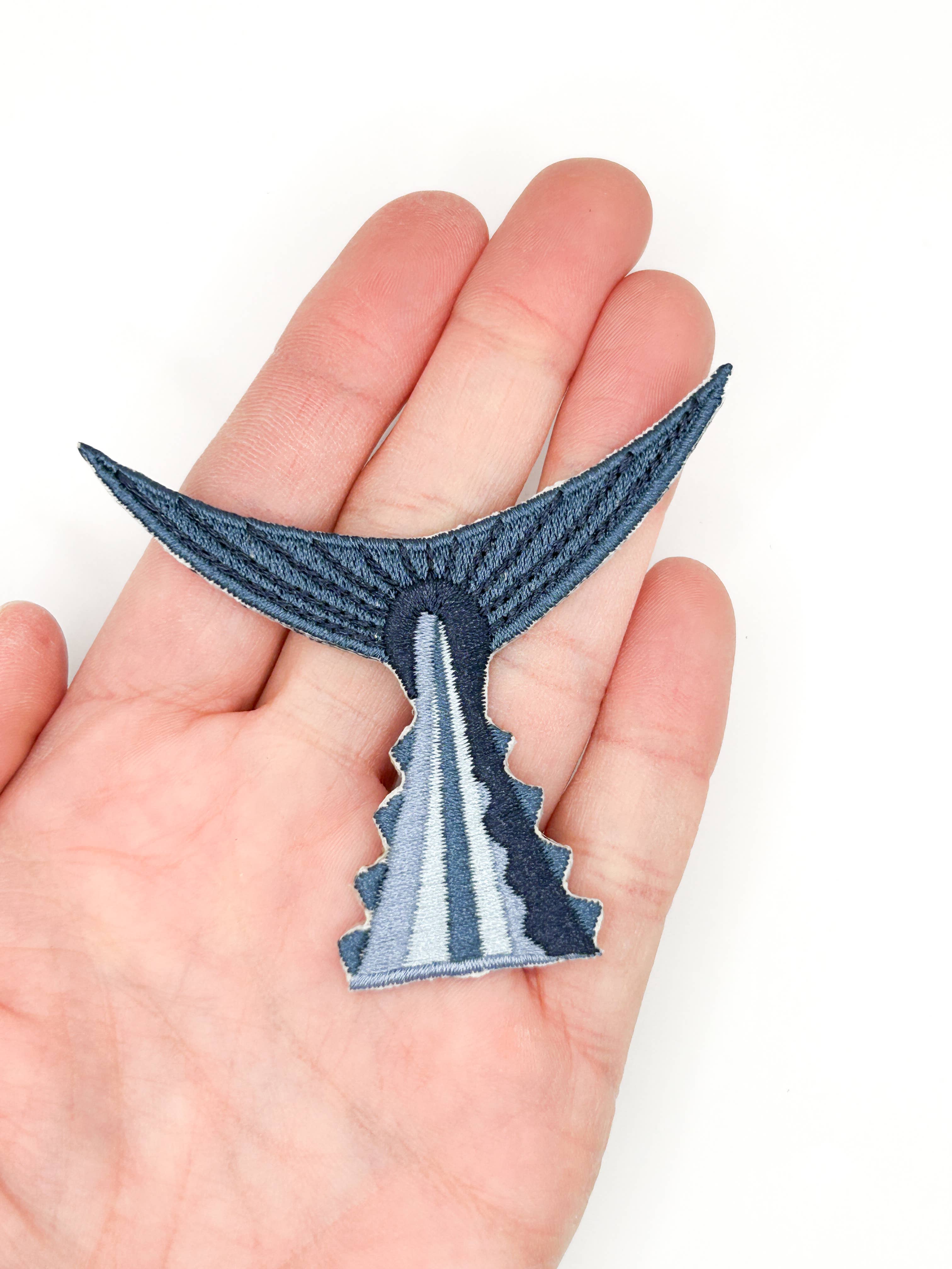 Tuna Tail Iron-On Patch