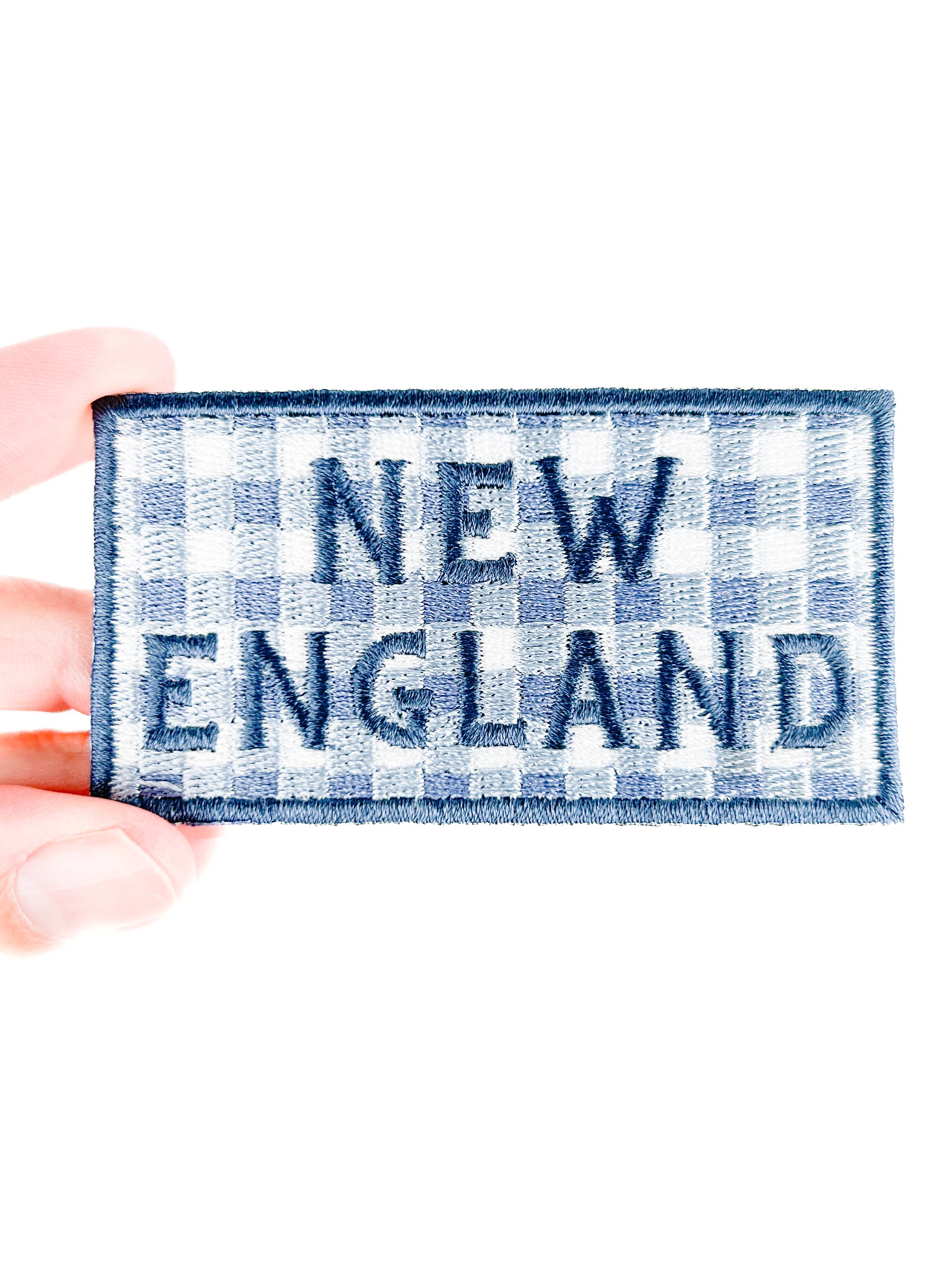 New England Iron-On Patch
