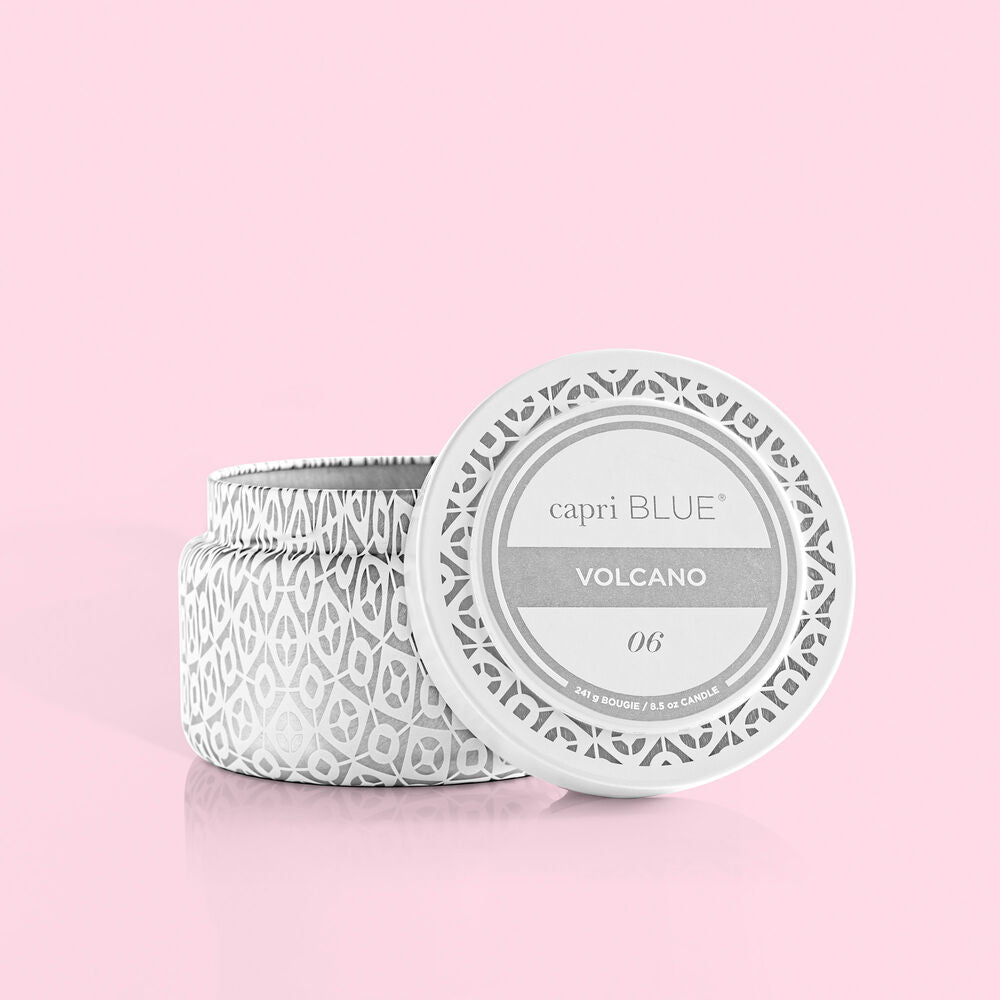 Volcano Printed Travel Tin