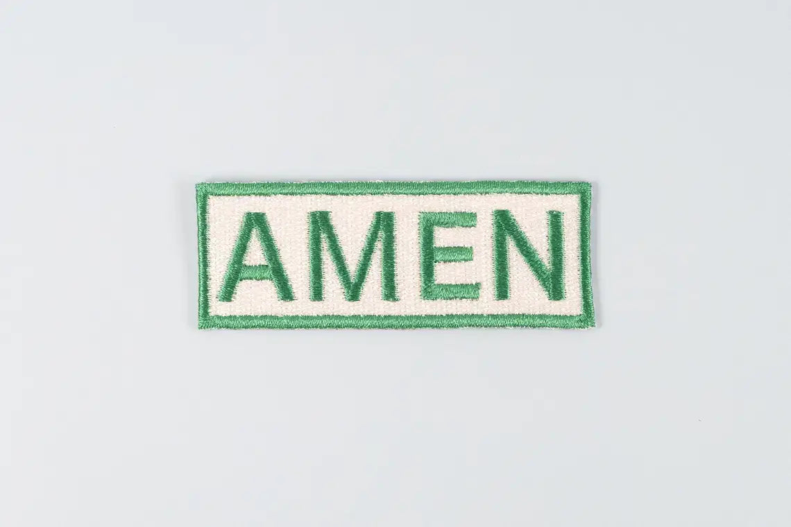 Amen Iron-On Patch
