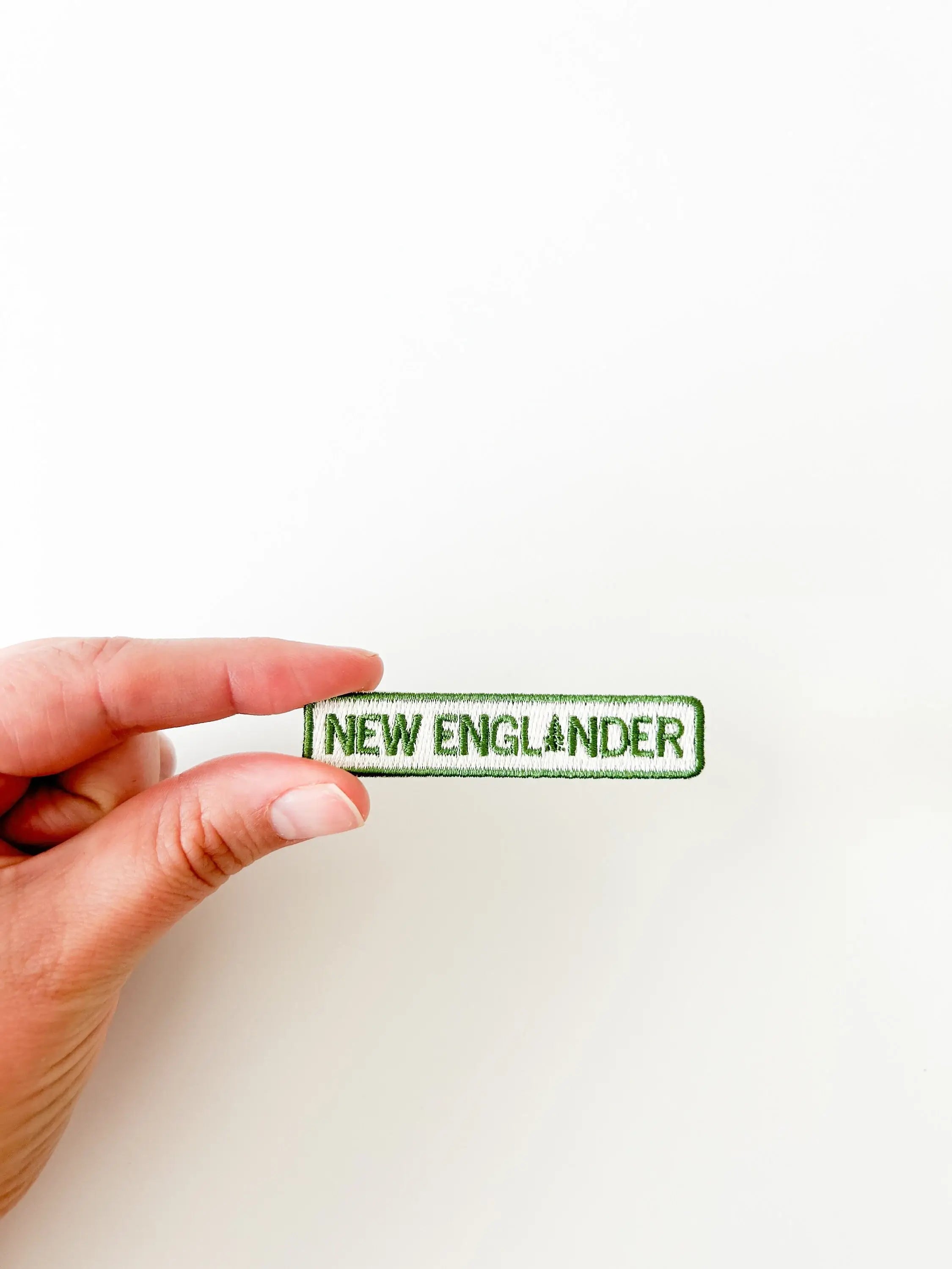 New England Iron-On Patch