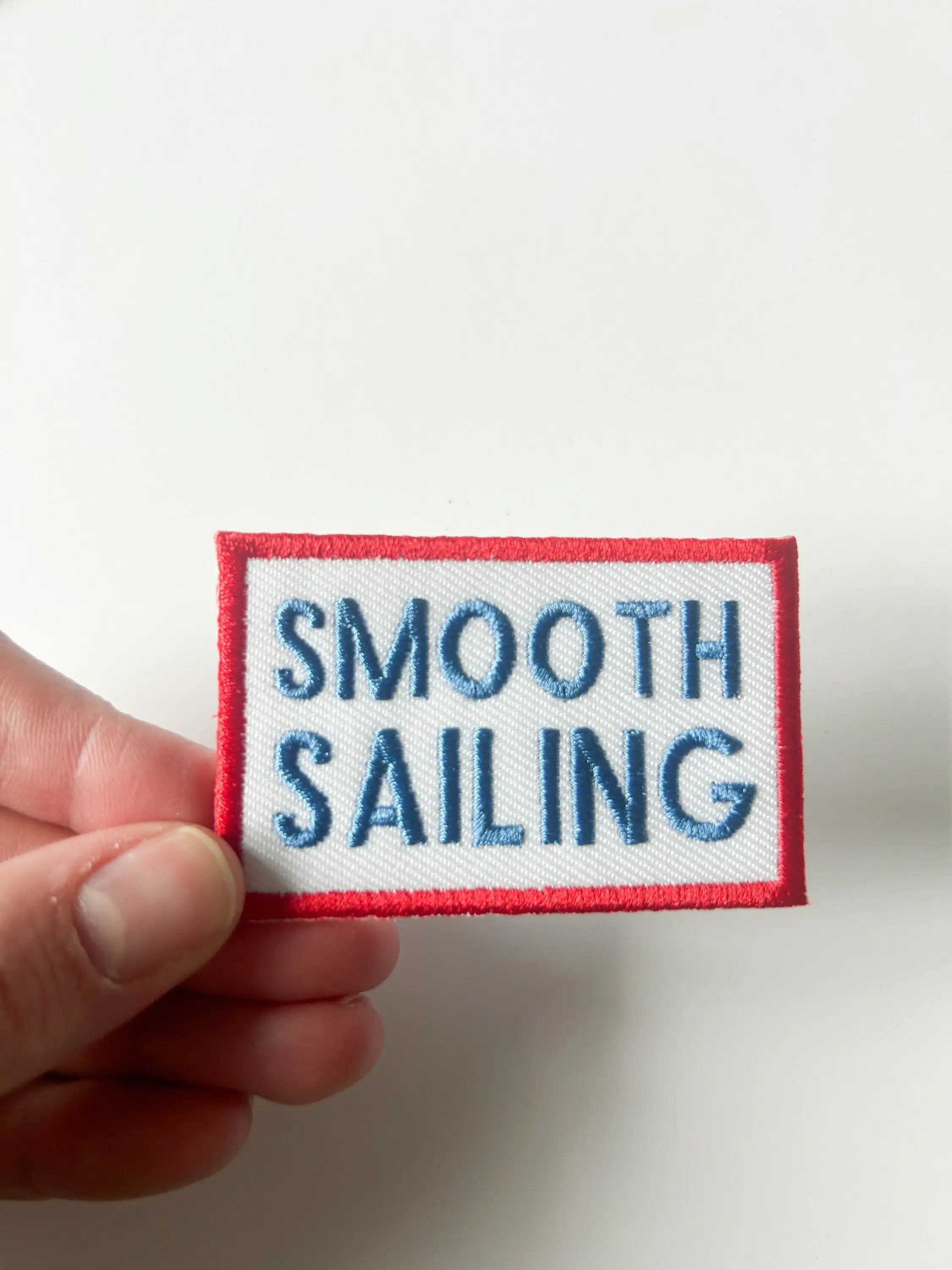 Smooth Sailing Iron-On Patch