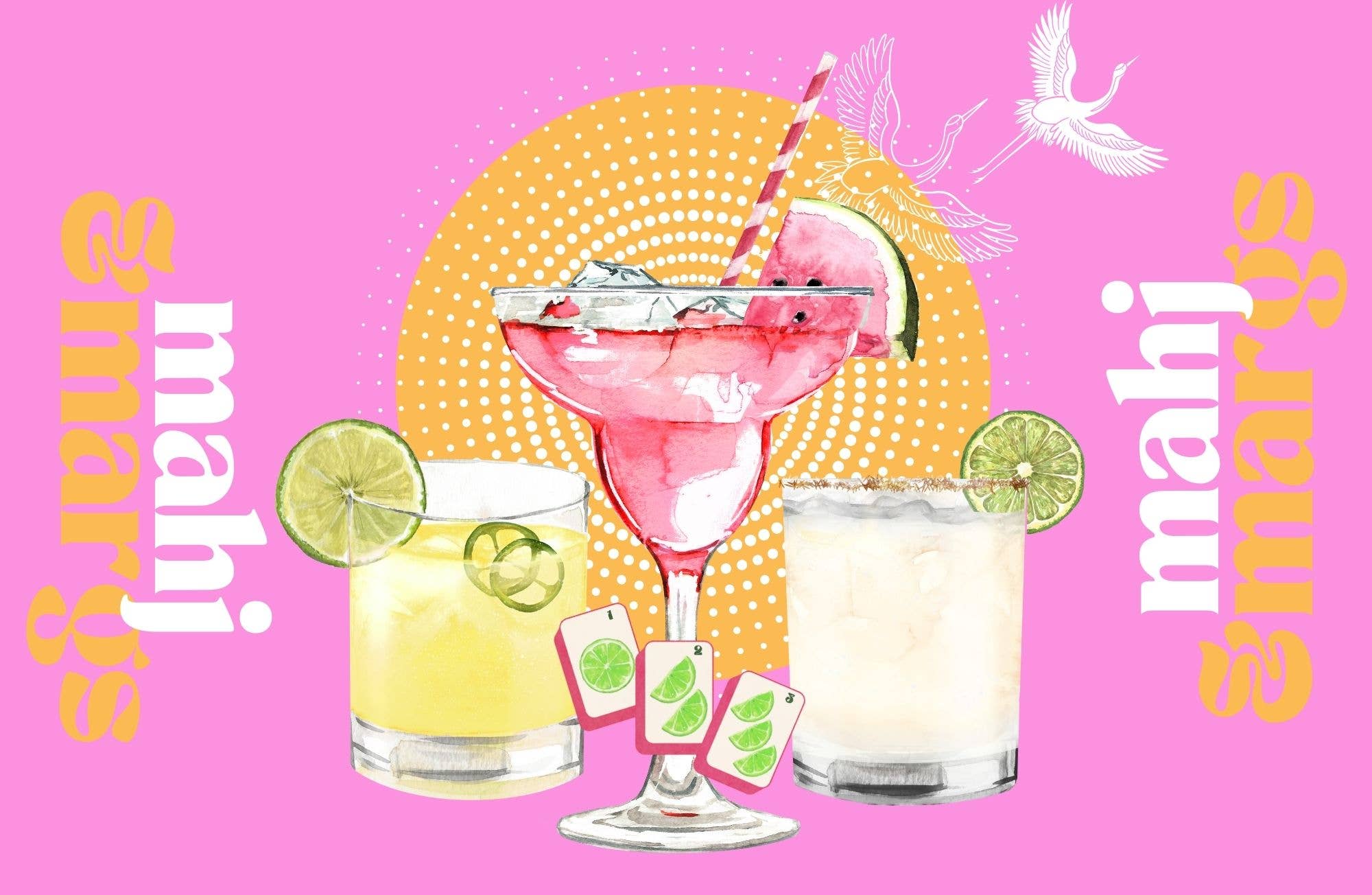 Mahjong Madness Tray Inserts Vol 1, 11 x 17, set of 10