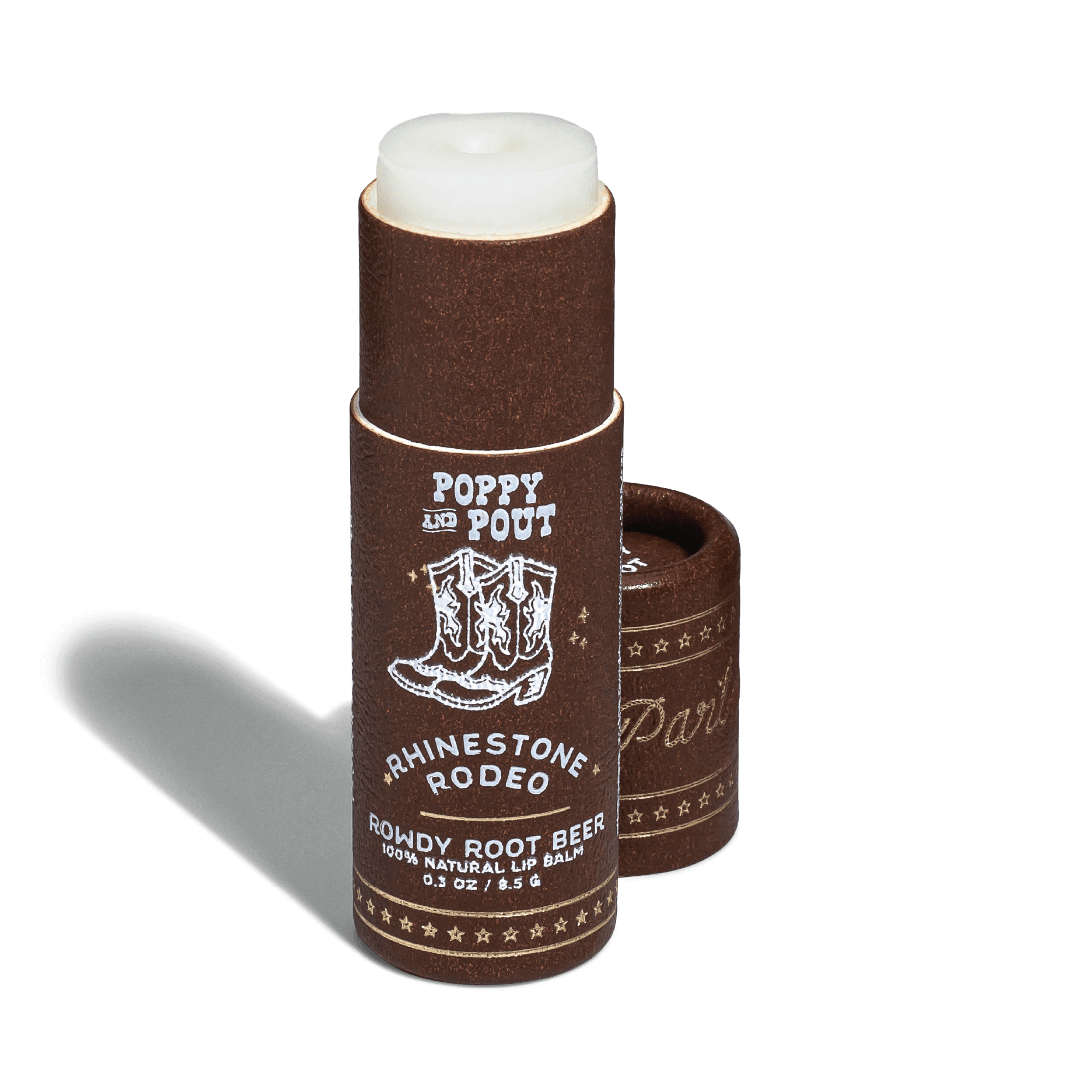 Rowdy Rootbeer Rhinestone Rodeo Lip Balm