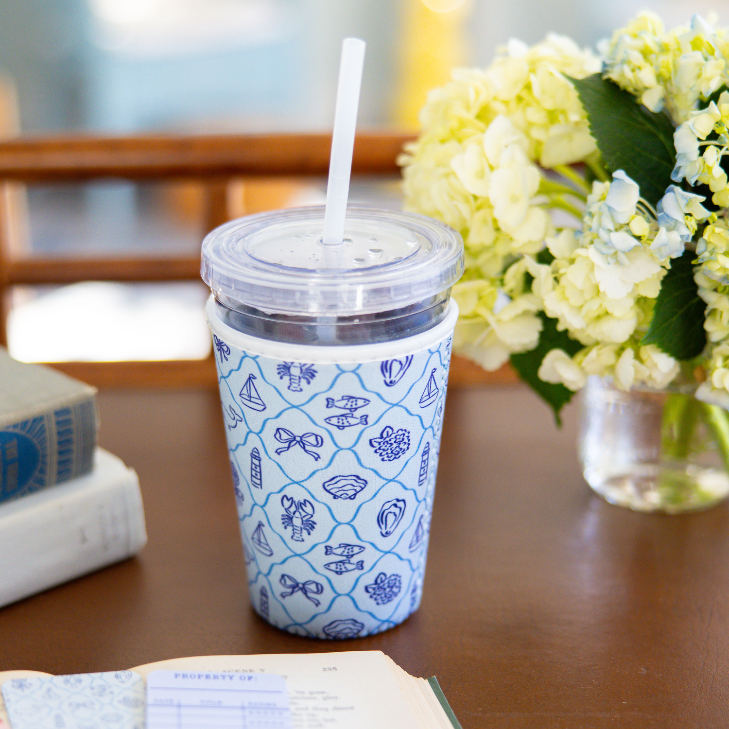 New England Summer | Reusable Coffee Sleeve