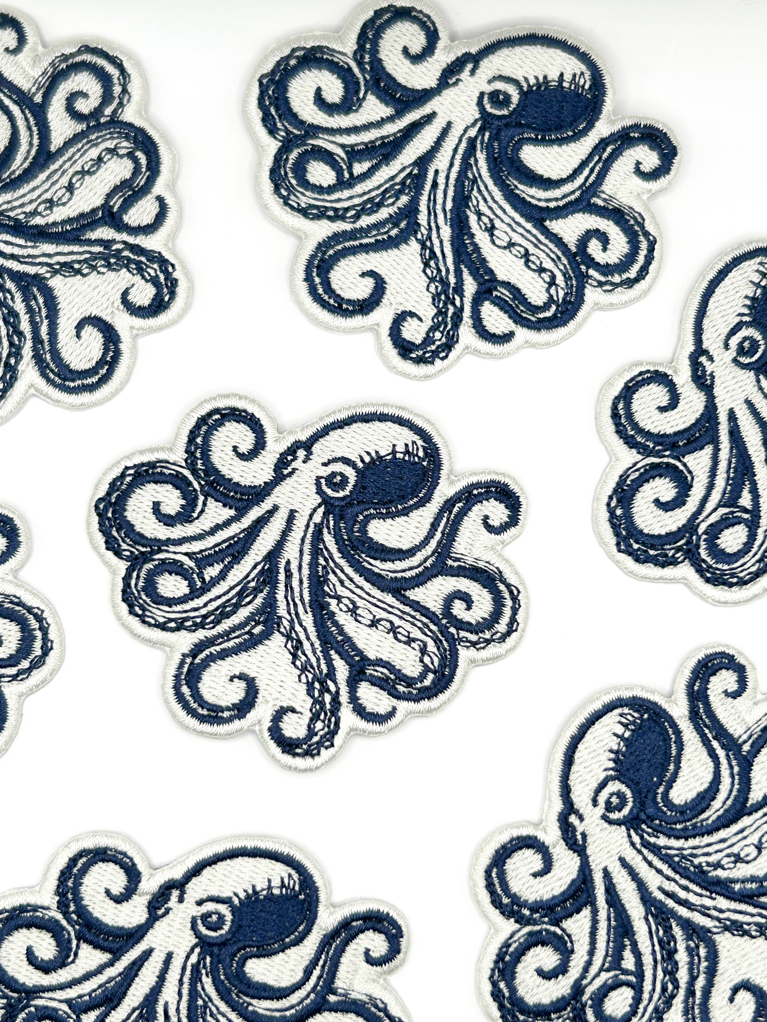 Octopus Iron-On Patch