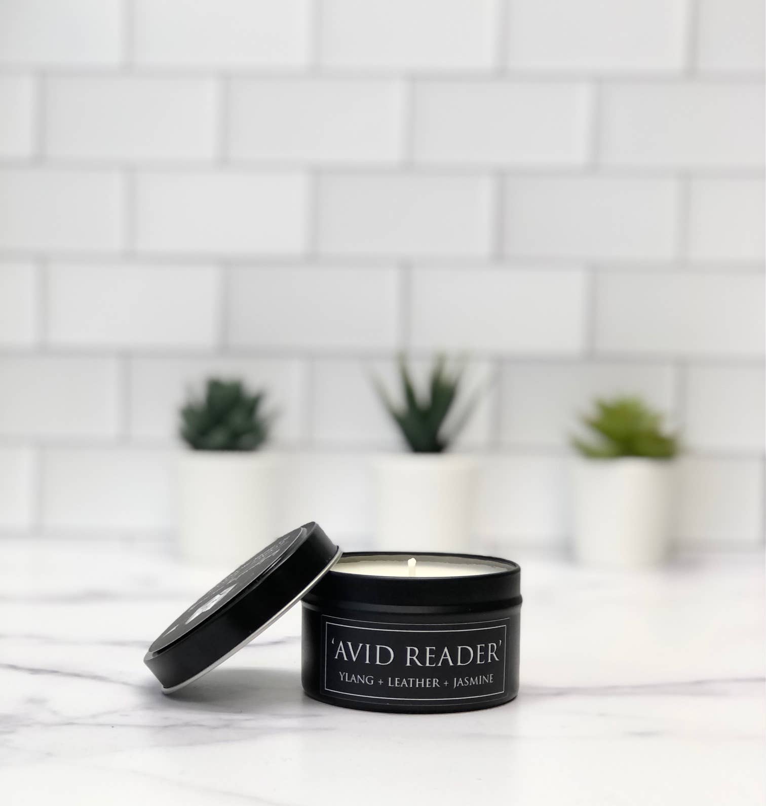 Avid Reader Soy Candle (4 oz) - Ylang Ylang + Jasmine