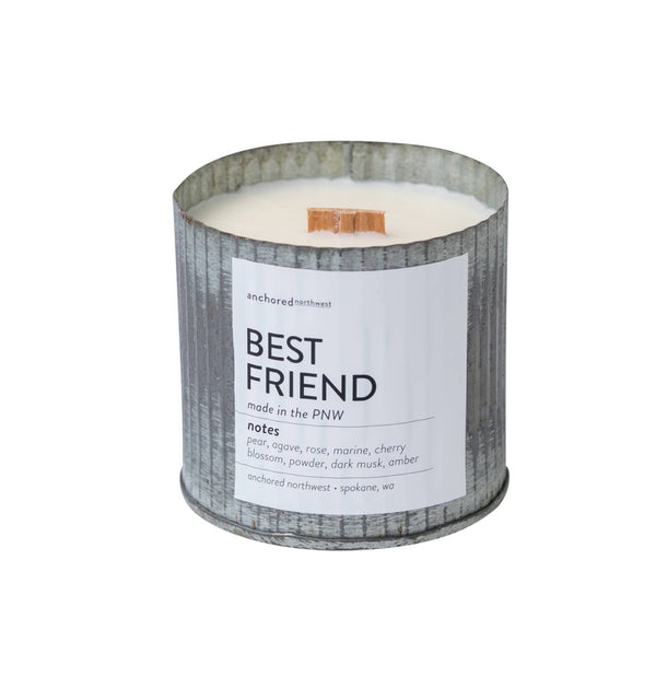 Best Friend Soy Candle with Wooden Wick