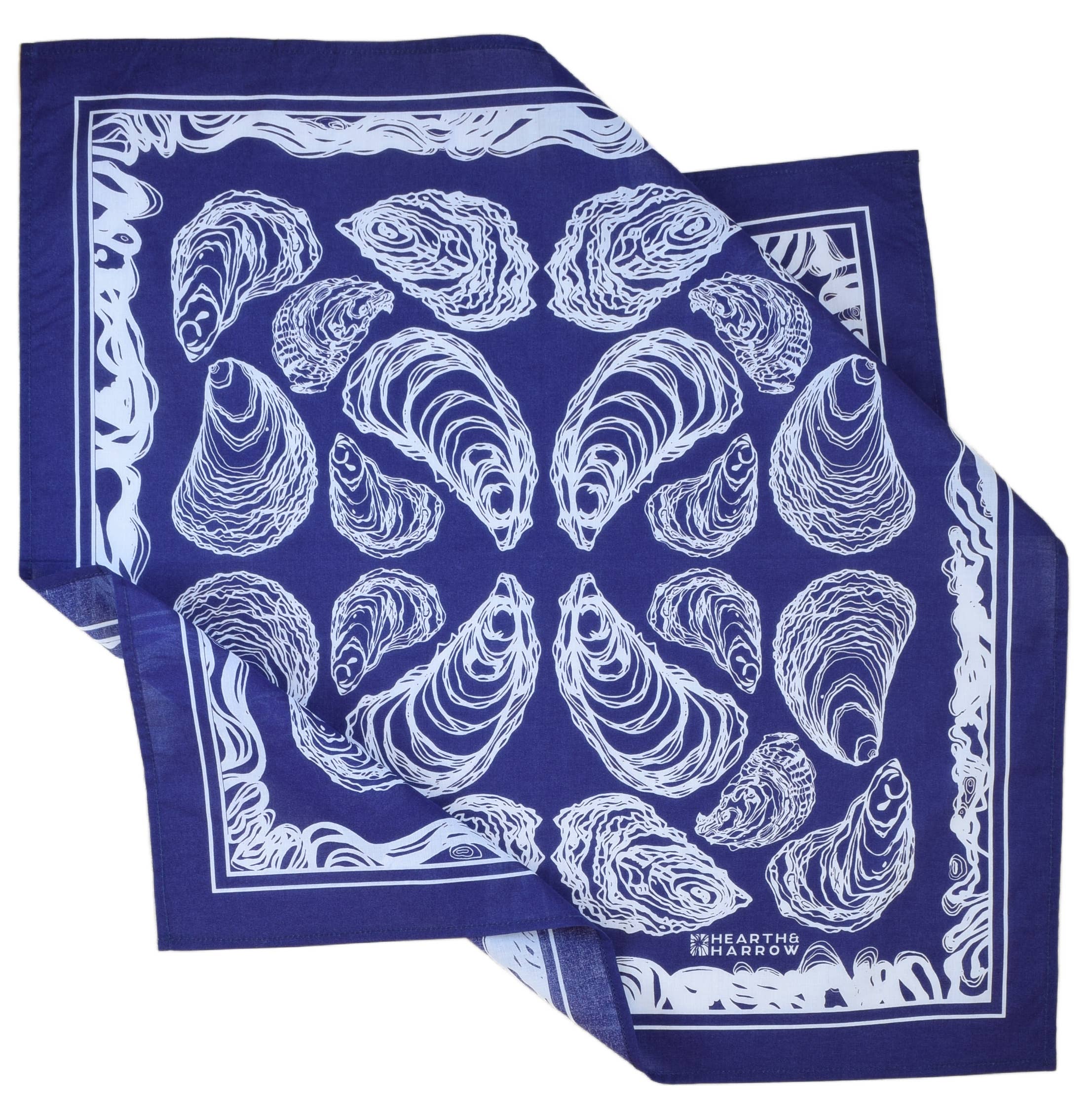 Royal Blue Oyster Bandana Royal Blue