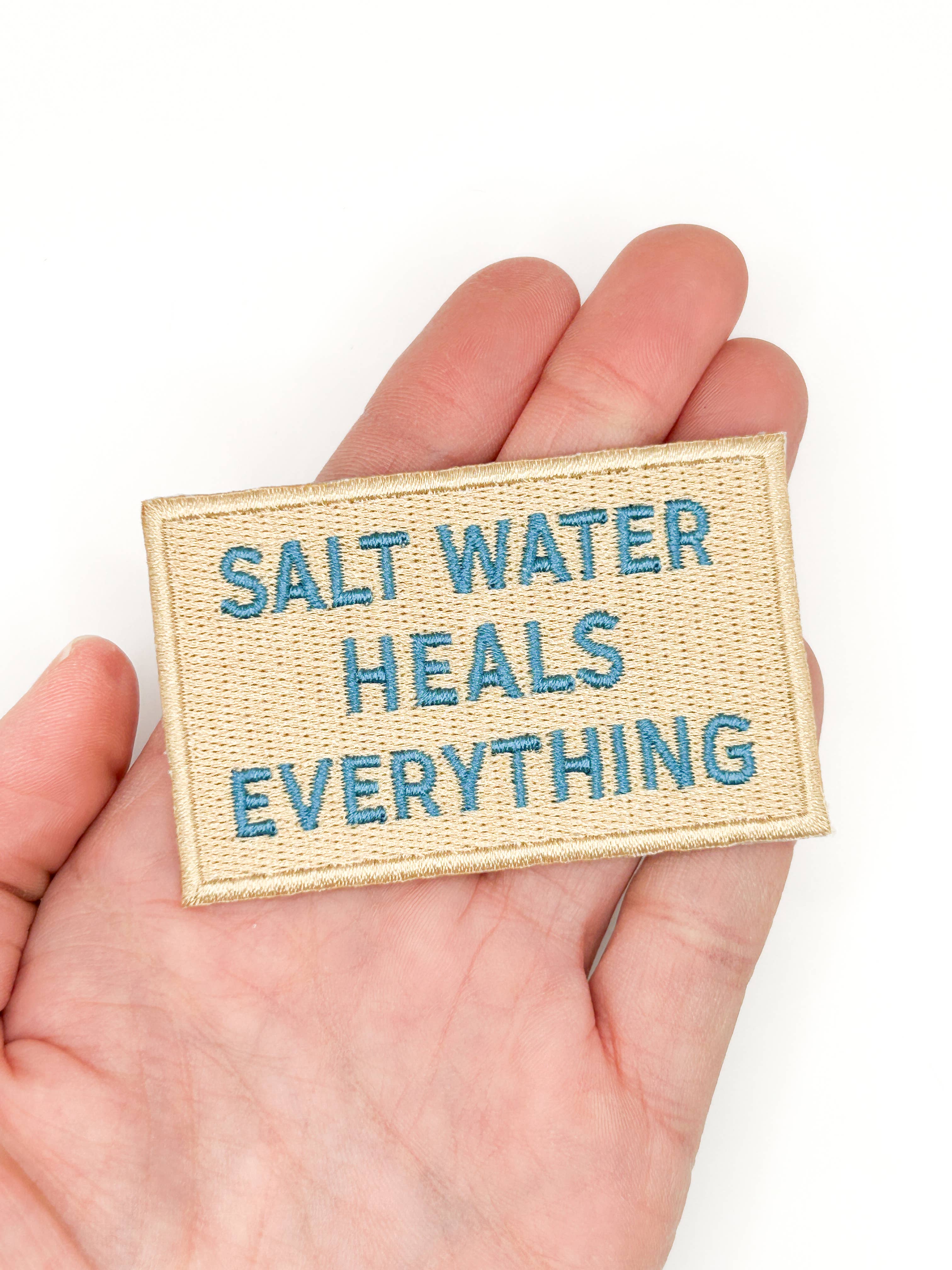Salt Water Heals Everything Iron-On Patch