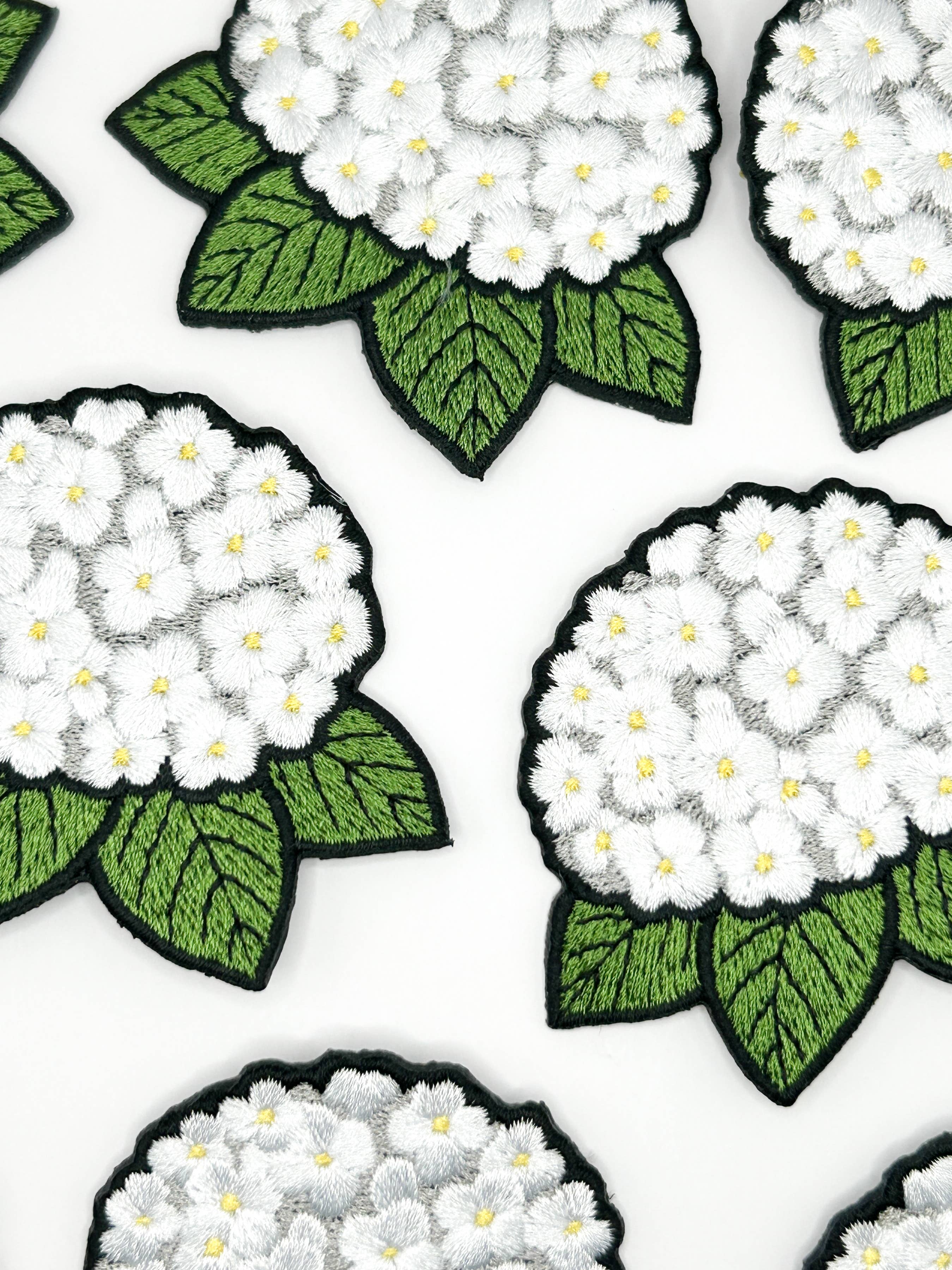 Hydrangea Iron-On Patch