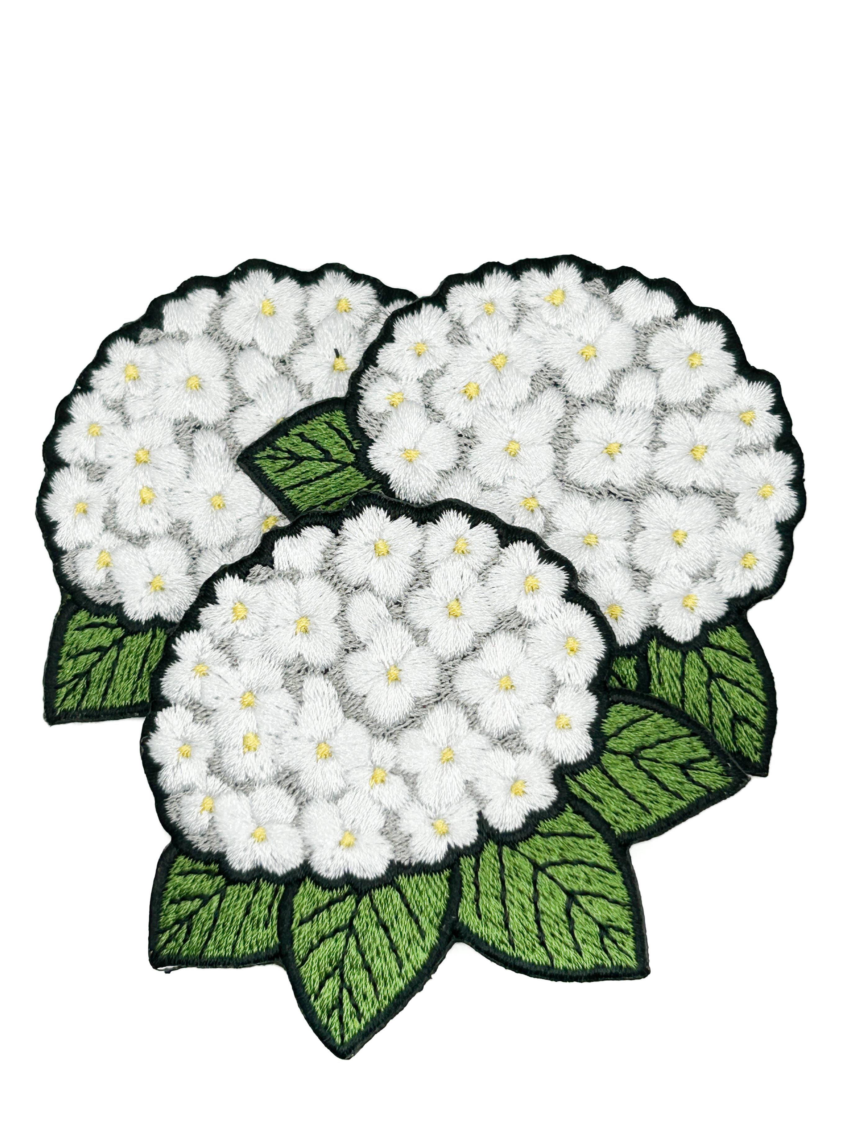 Hydrangea Iron-On Patch