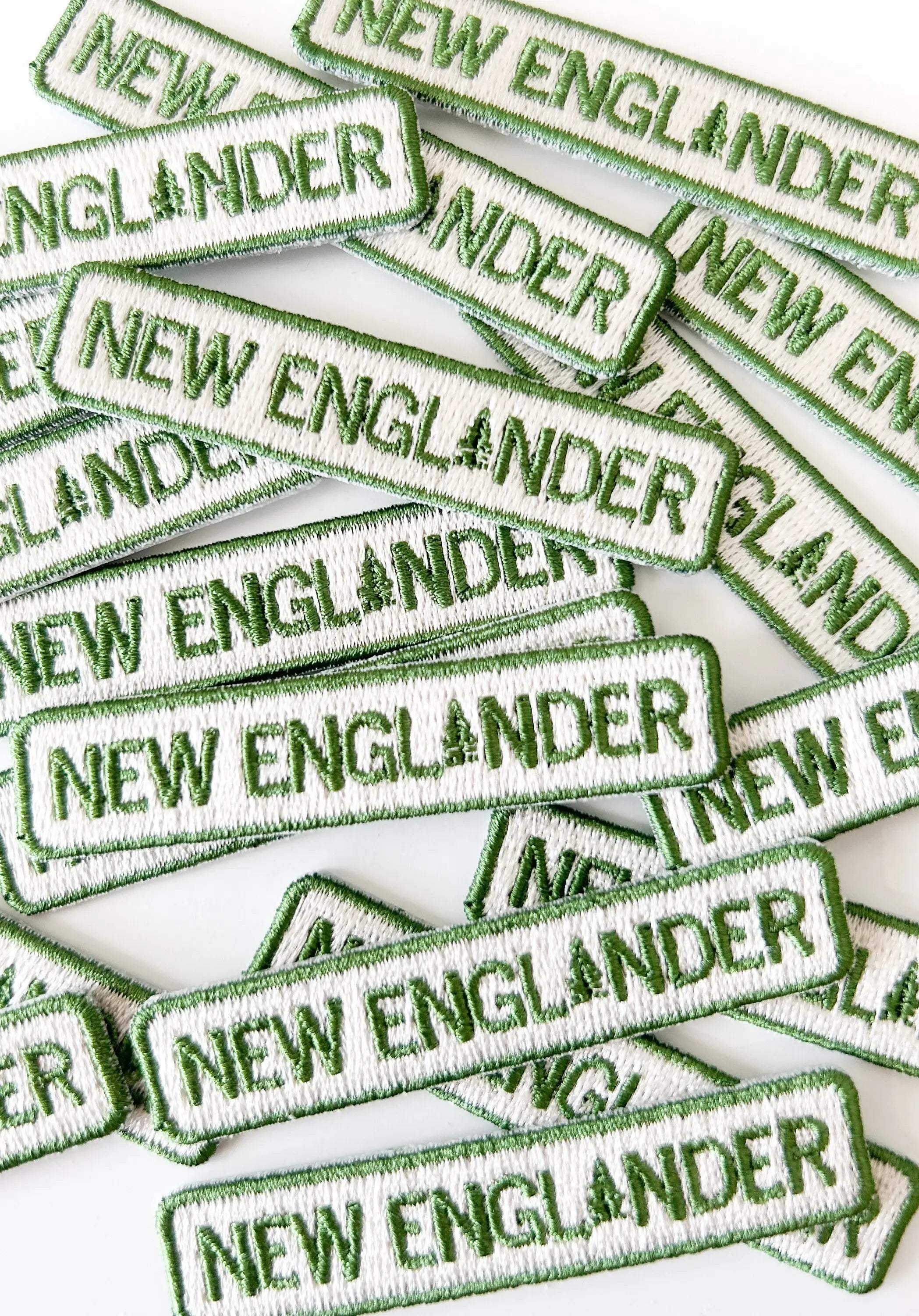 New England Iron-On Patch
