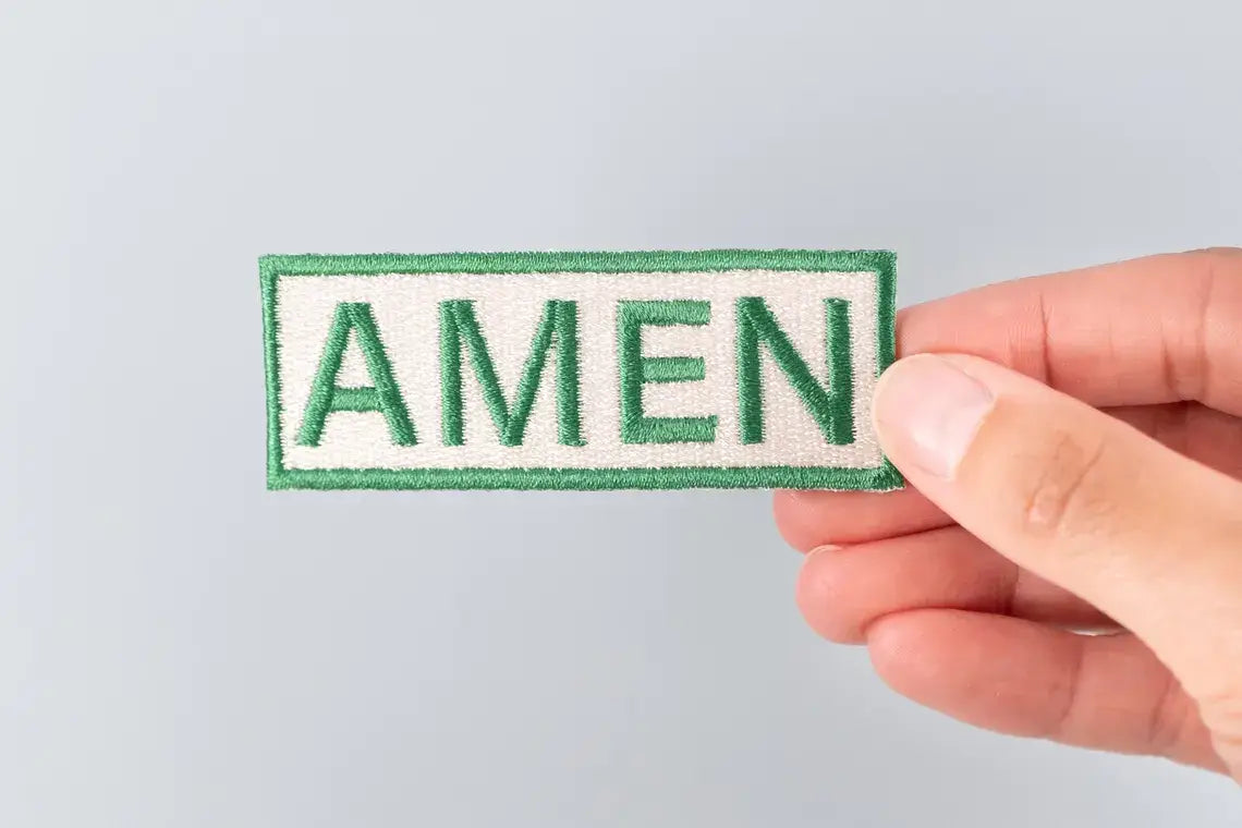 Amen Iron-On Patch