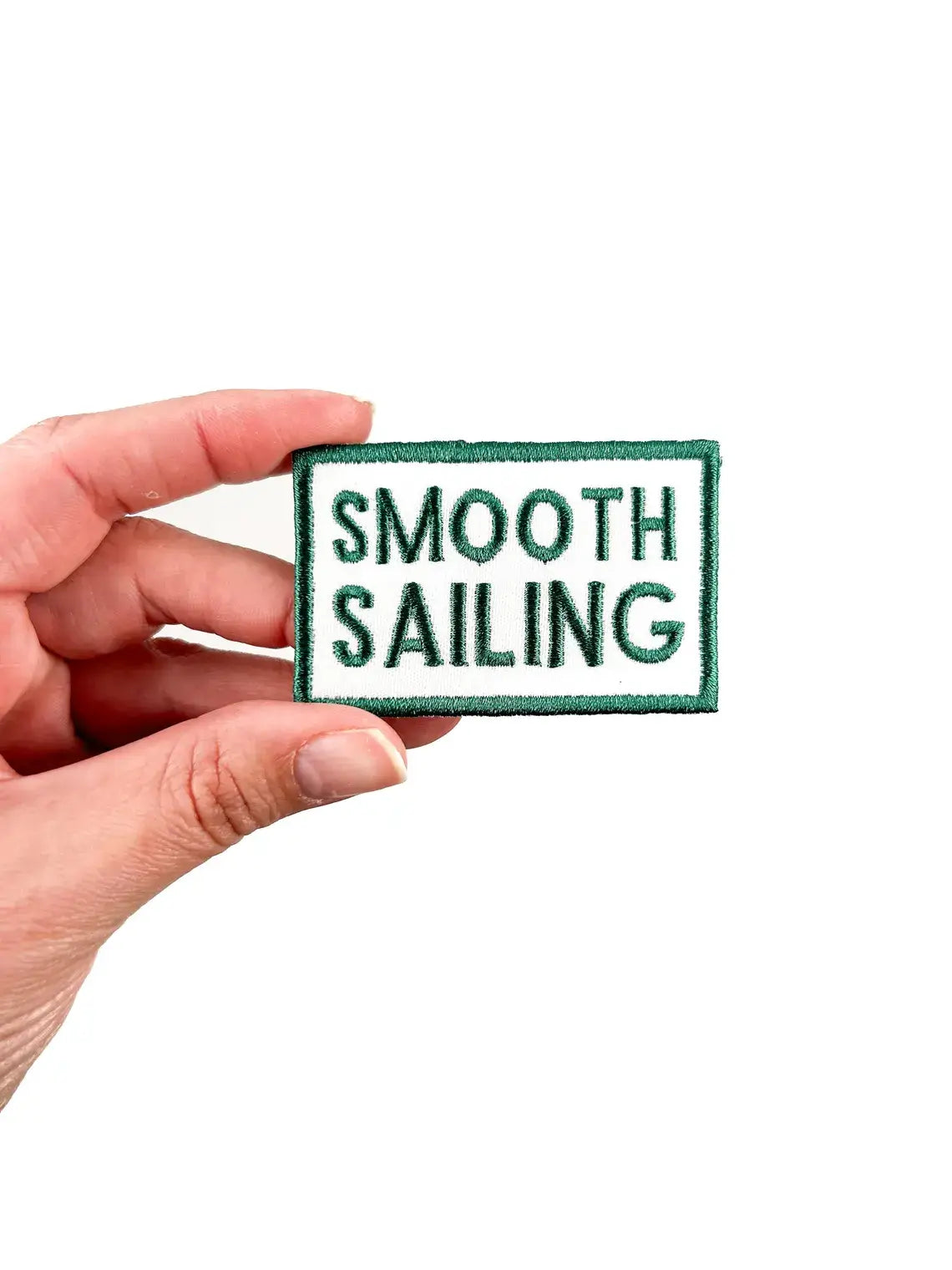 Smooth Sailing (Green) Iron-On Patch