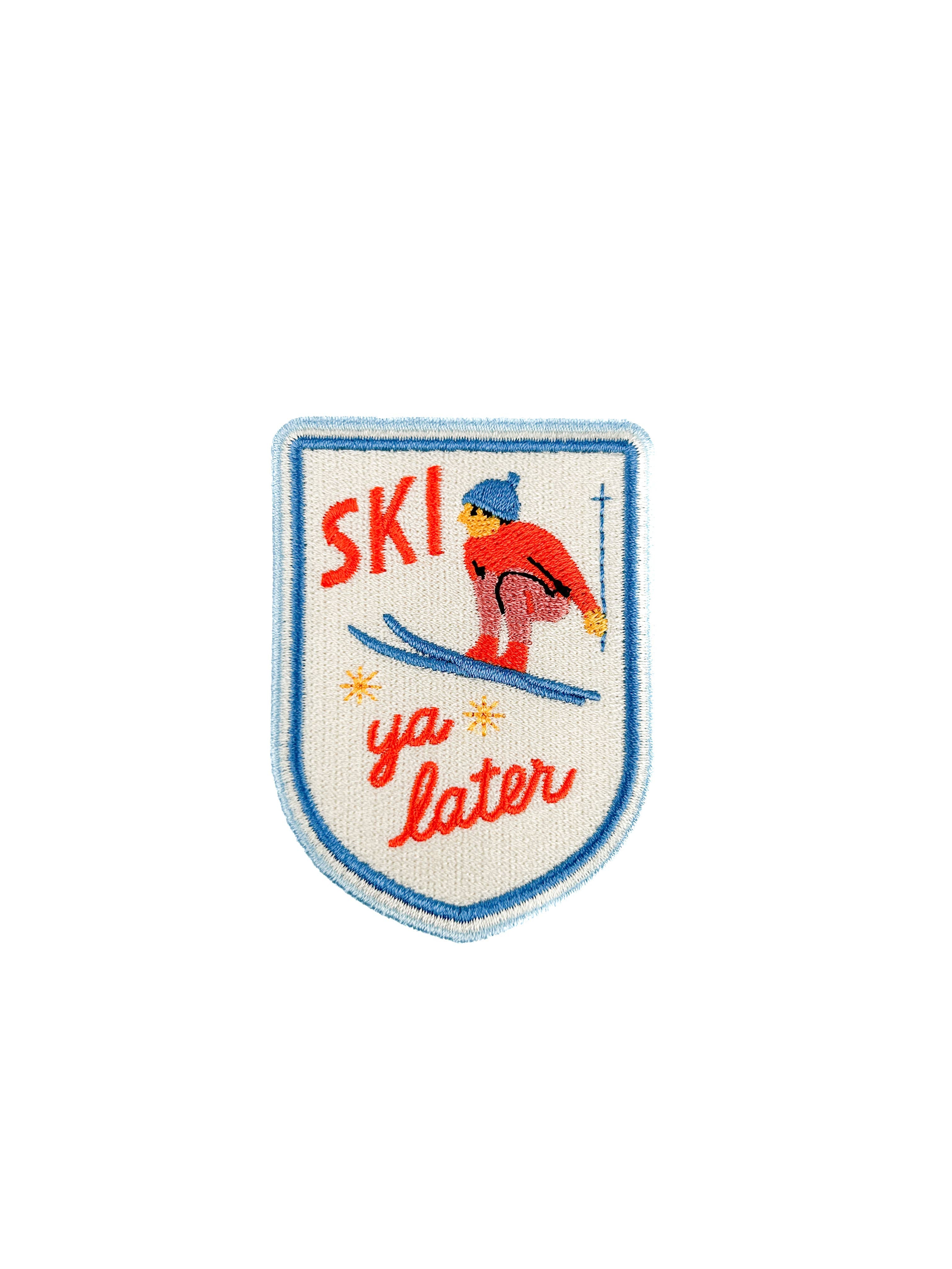 Ski Ya Later Iron-On Patch