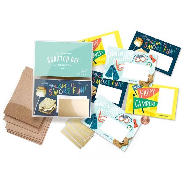 Camp Scratch-Off Mini Notes