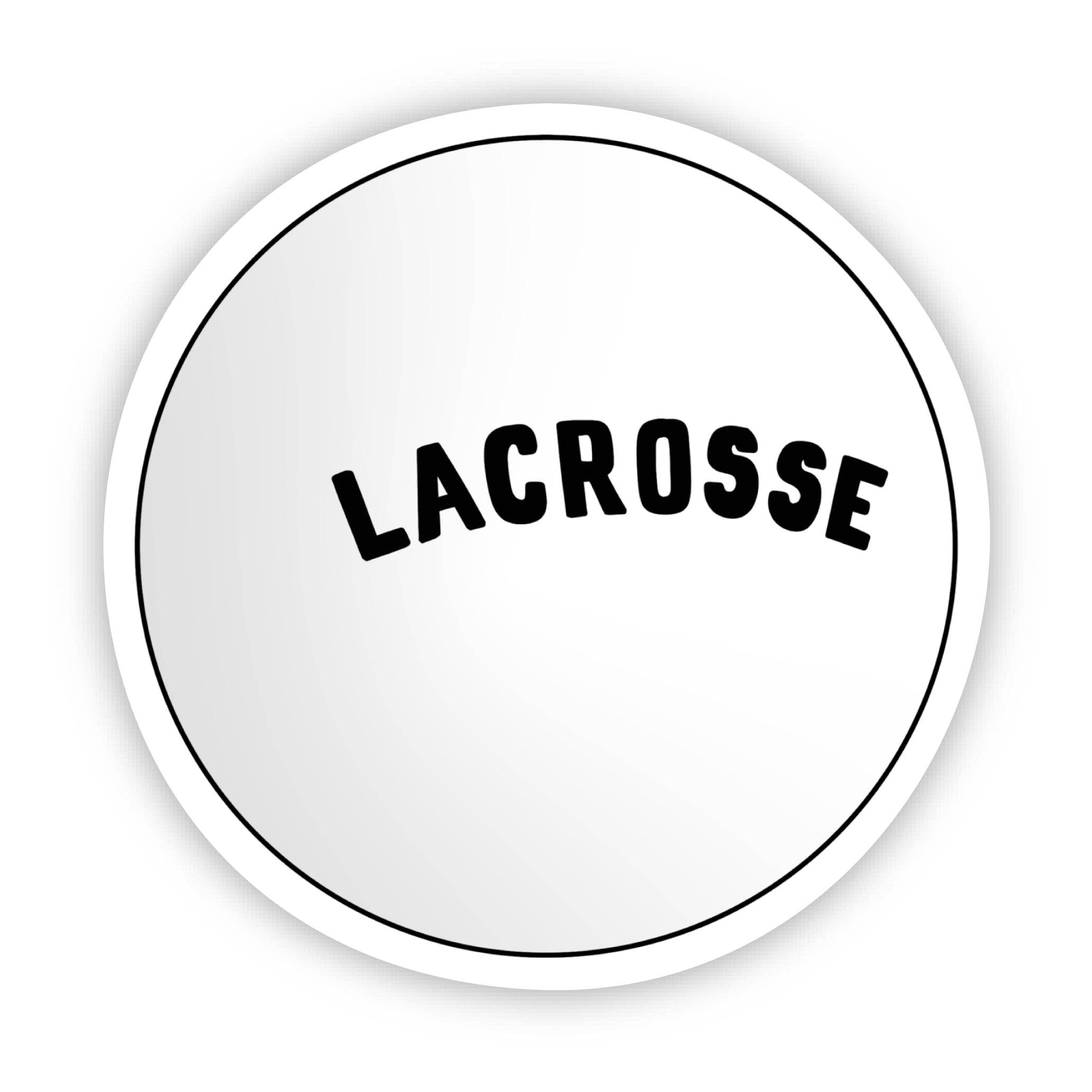 Lacrosse Ball Sticker