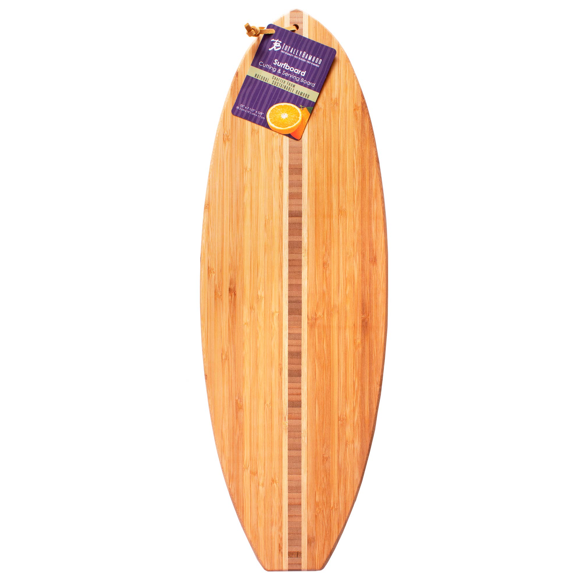 Surfboard Shaped Serving & Cutting Board