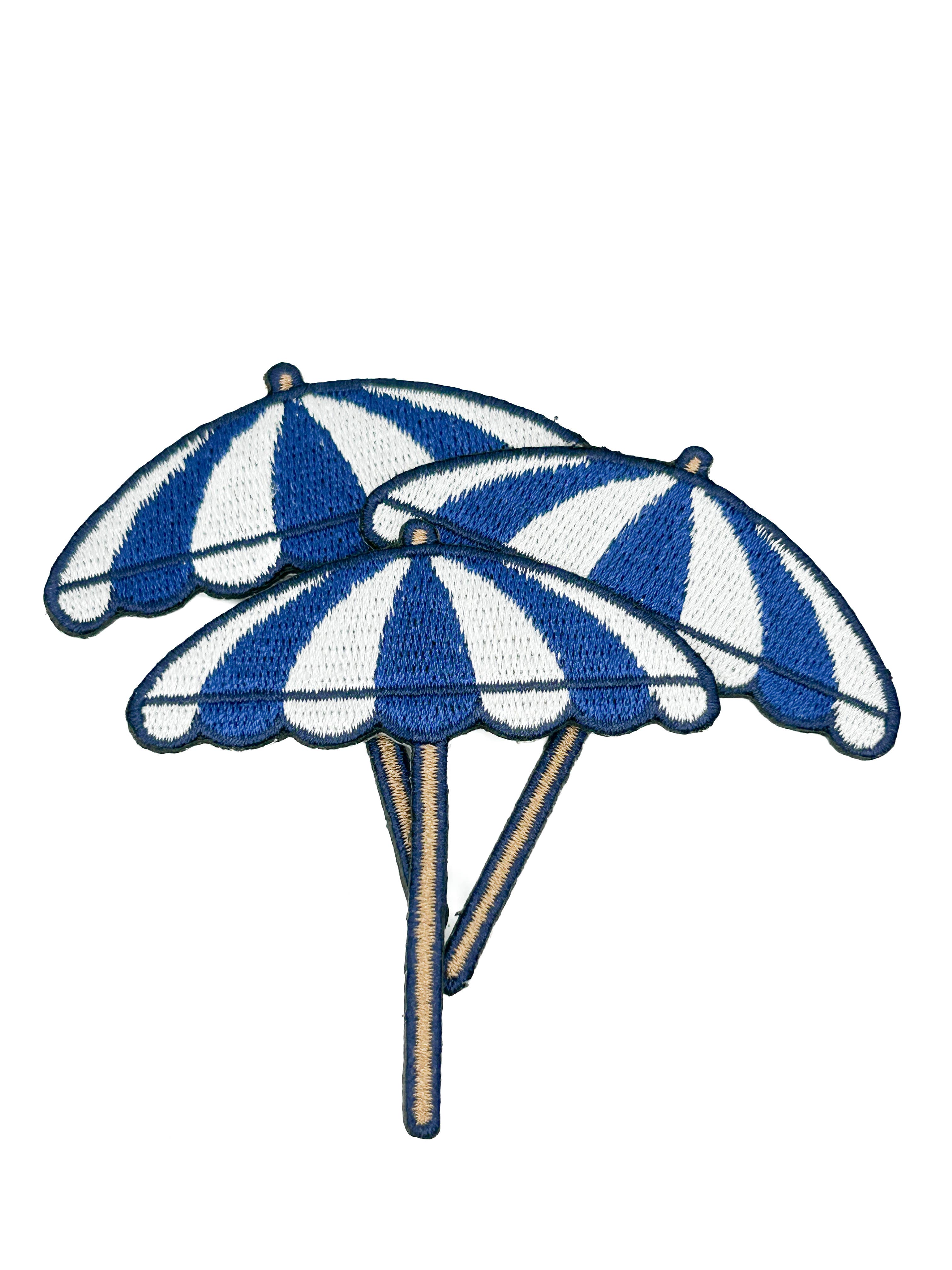 Beach Umbrella Iron-On Patch