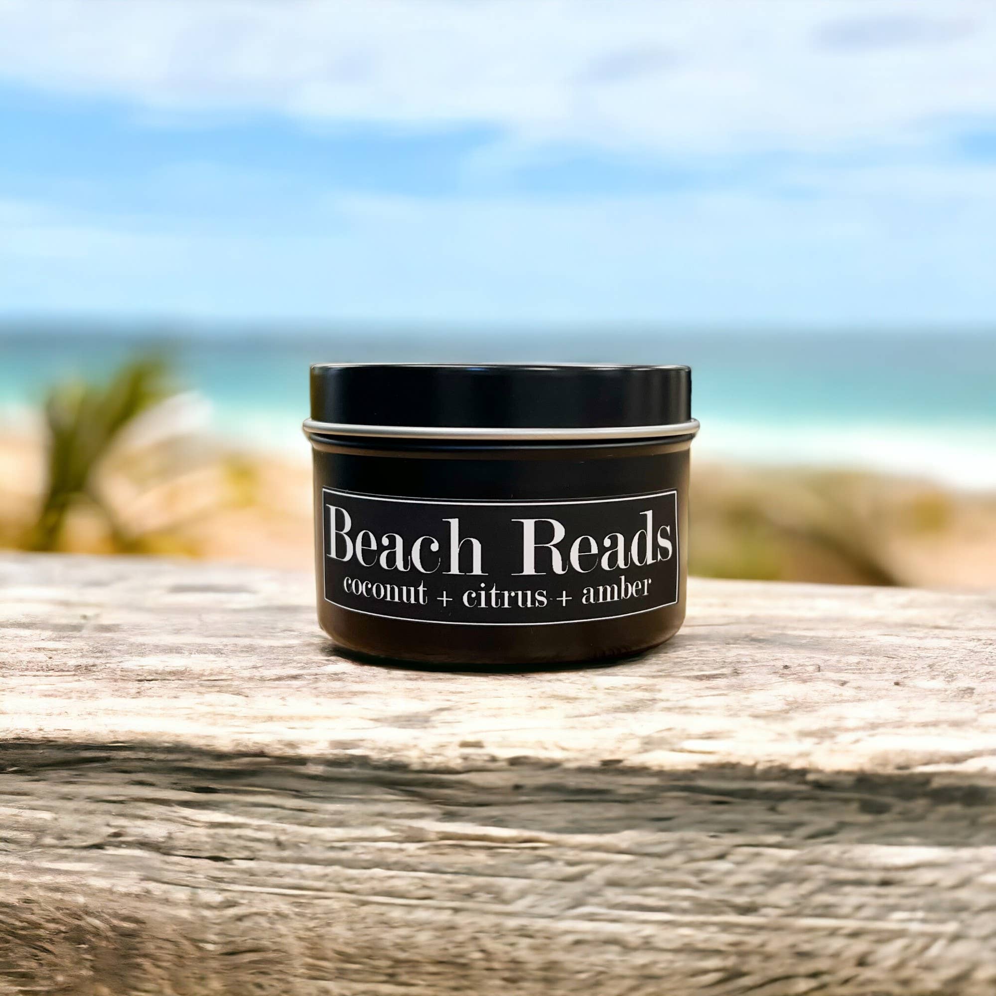 Beach Read Soy Candle (4 oz) - Coconut + Citrus + Amber