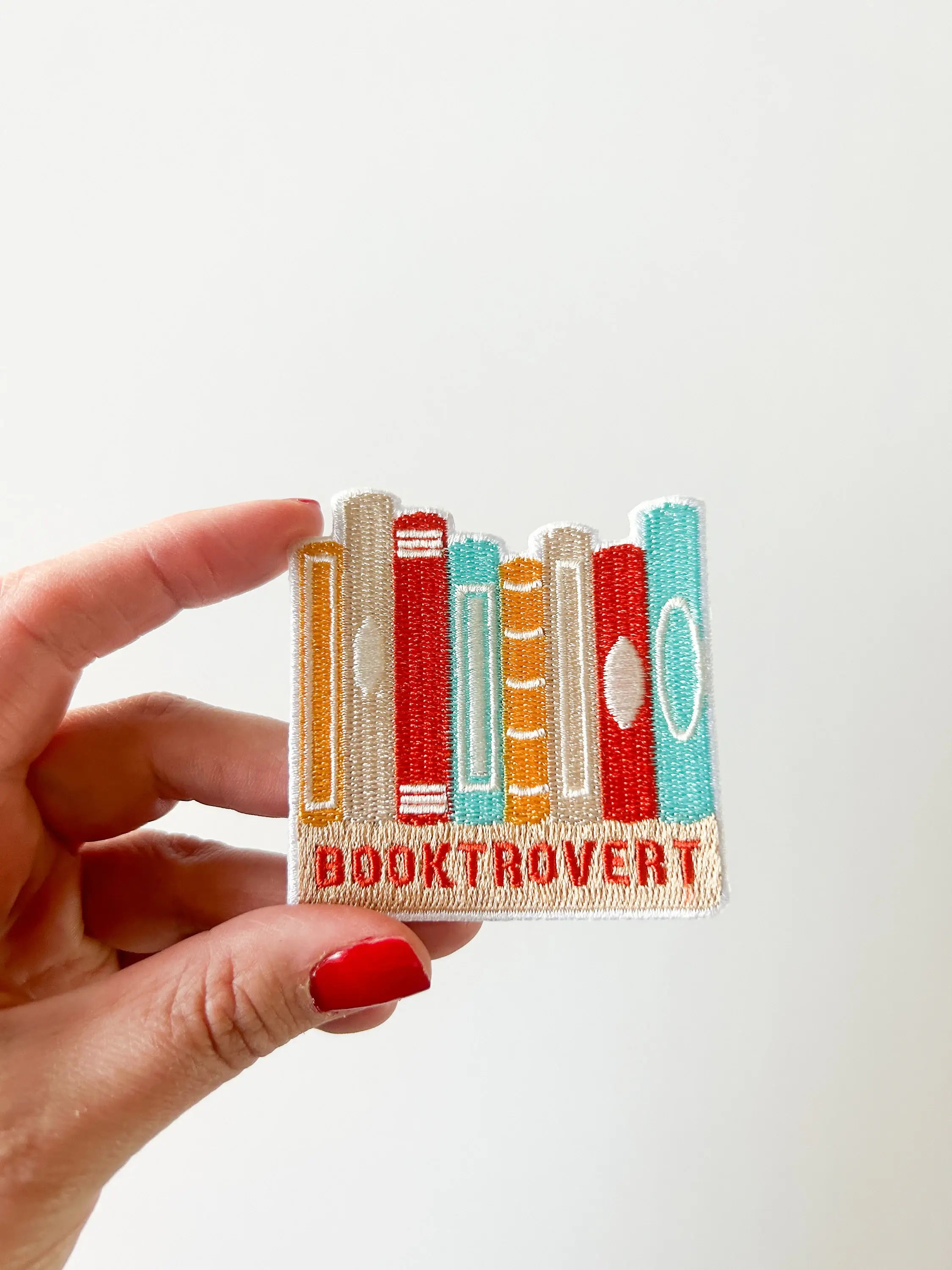 Booktrovert Iron-On Patch