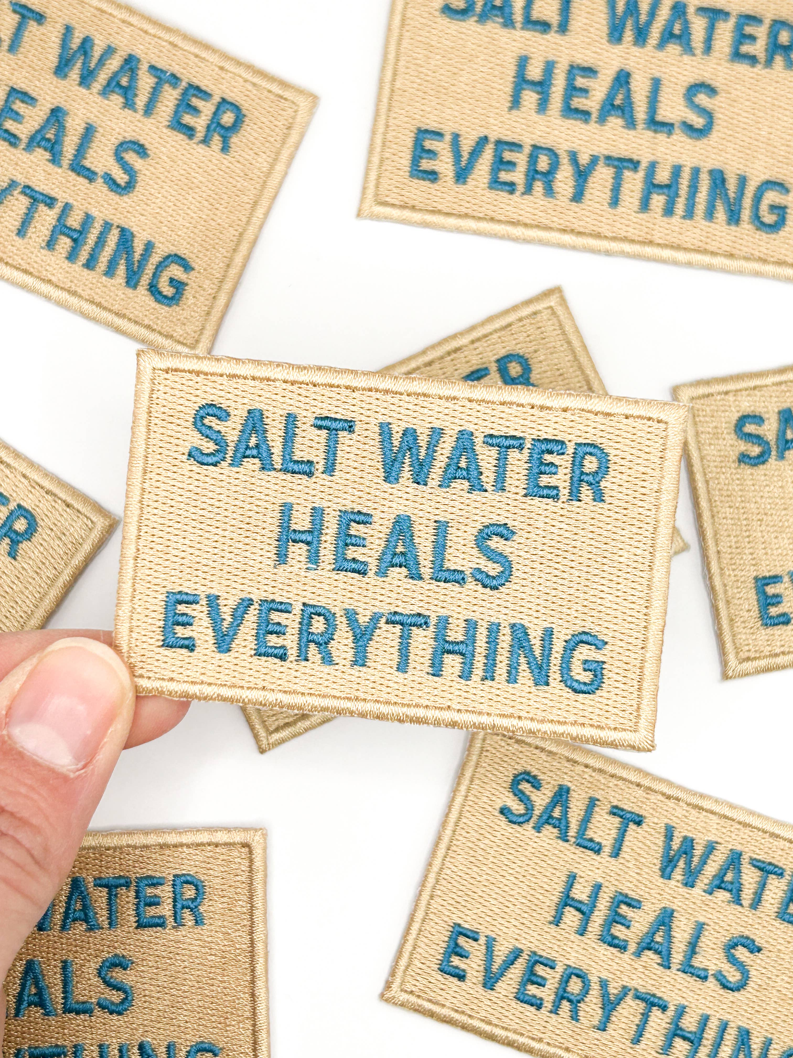Salt Water Heals Everything Iron-On Patch