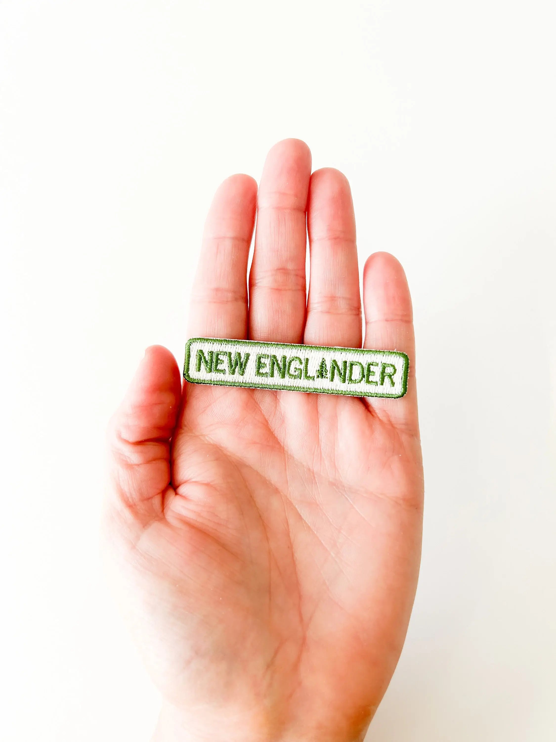 New England Iron-On Patch