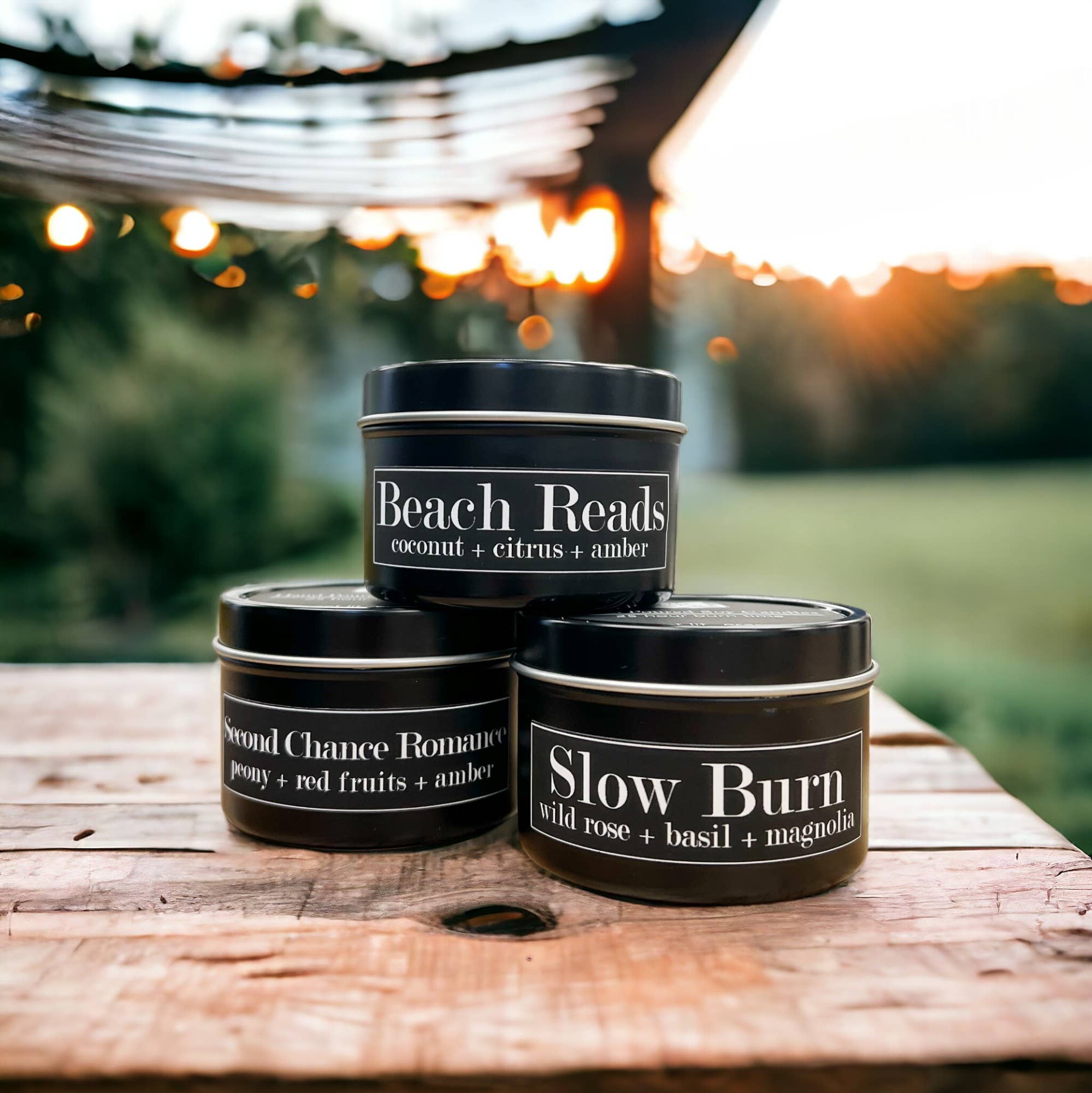 Slow Burn Soy Candle (4oz) - Wild Rose + Basil + Magnolia
