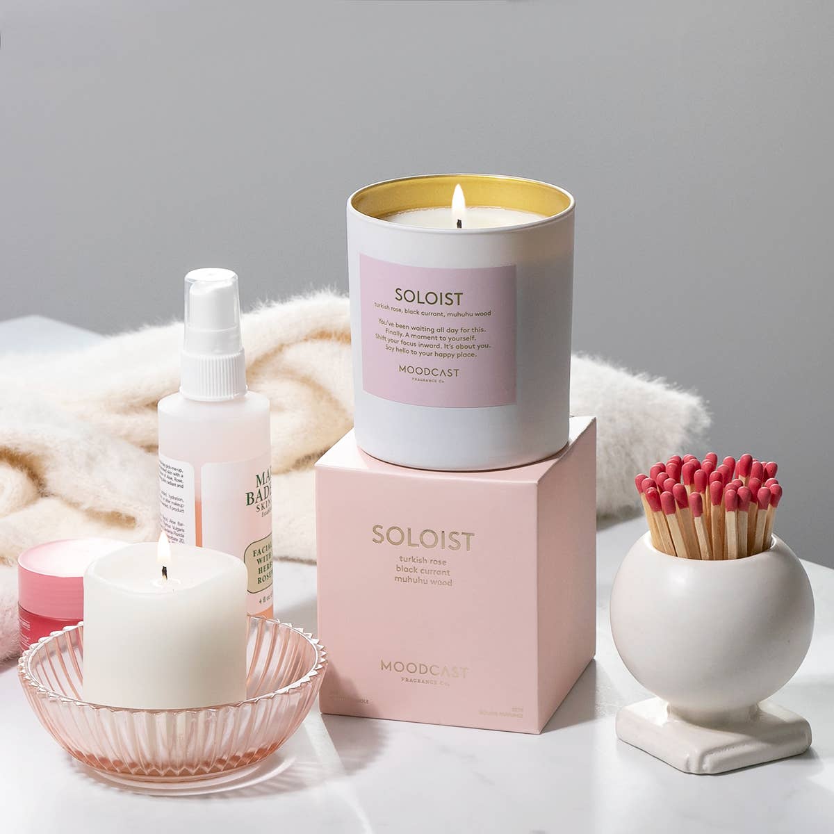 Soloist - Coconut Wax Candle - 8 oz Glass Jar