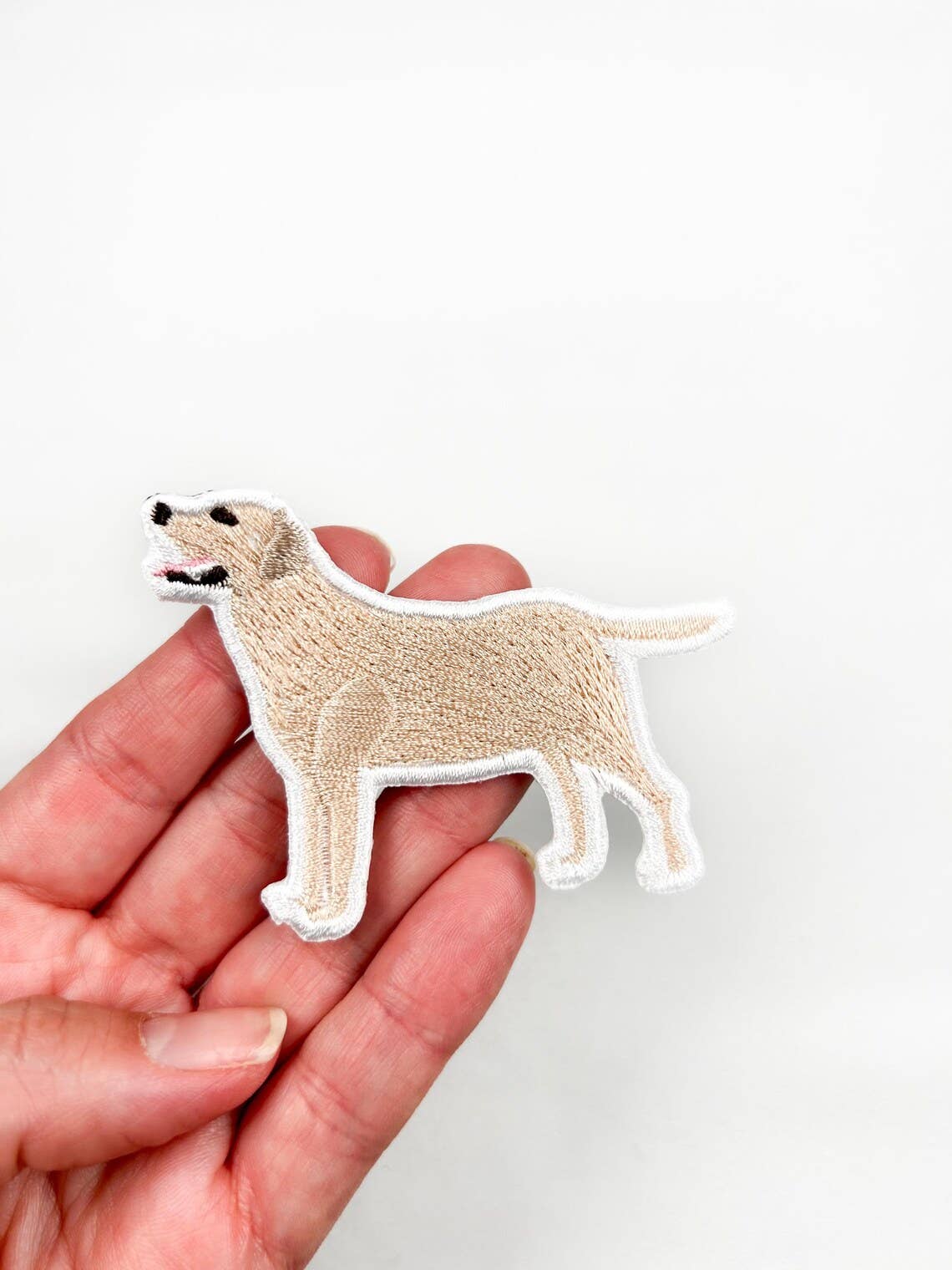 Yellow Labrador Iron On Patch