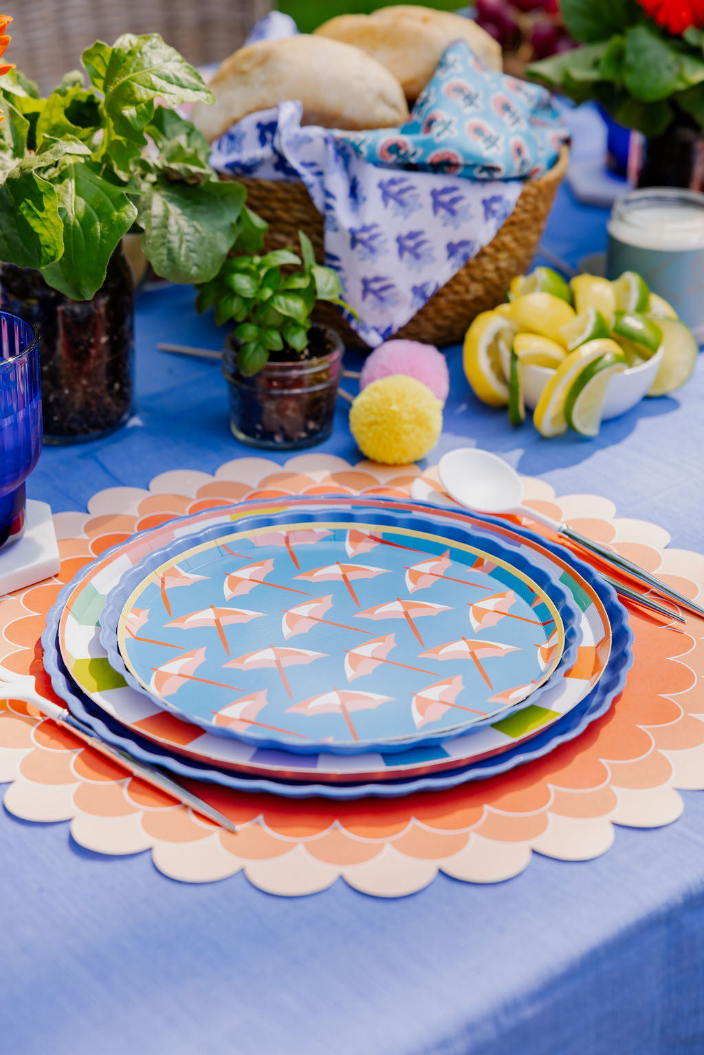 Simply Eco Dinner Plate - French Blue, Package of 8