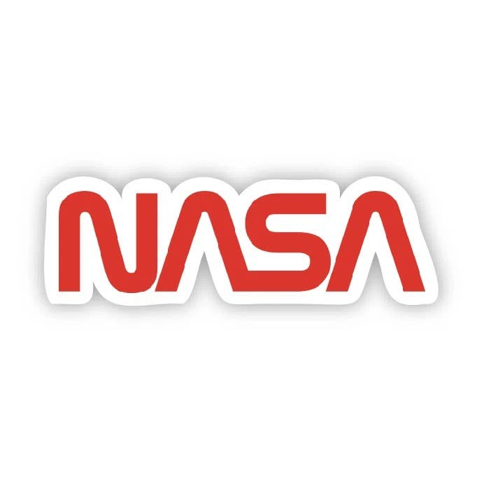 NASA Logo Sticker - Retro