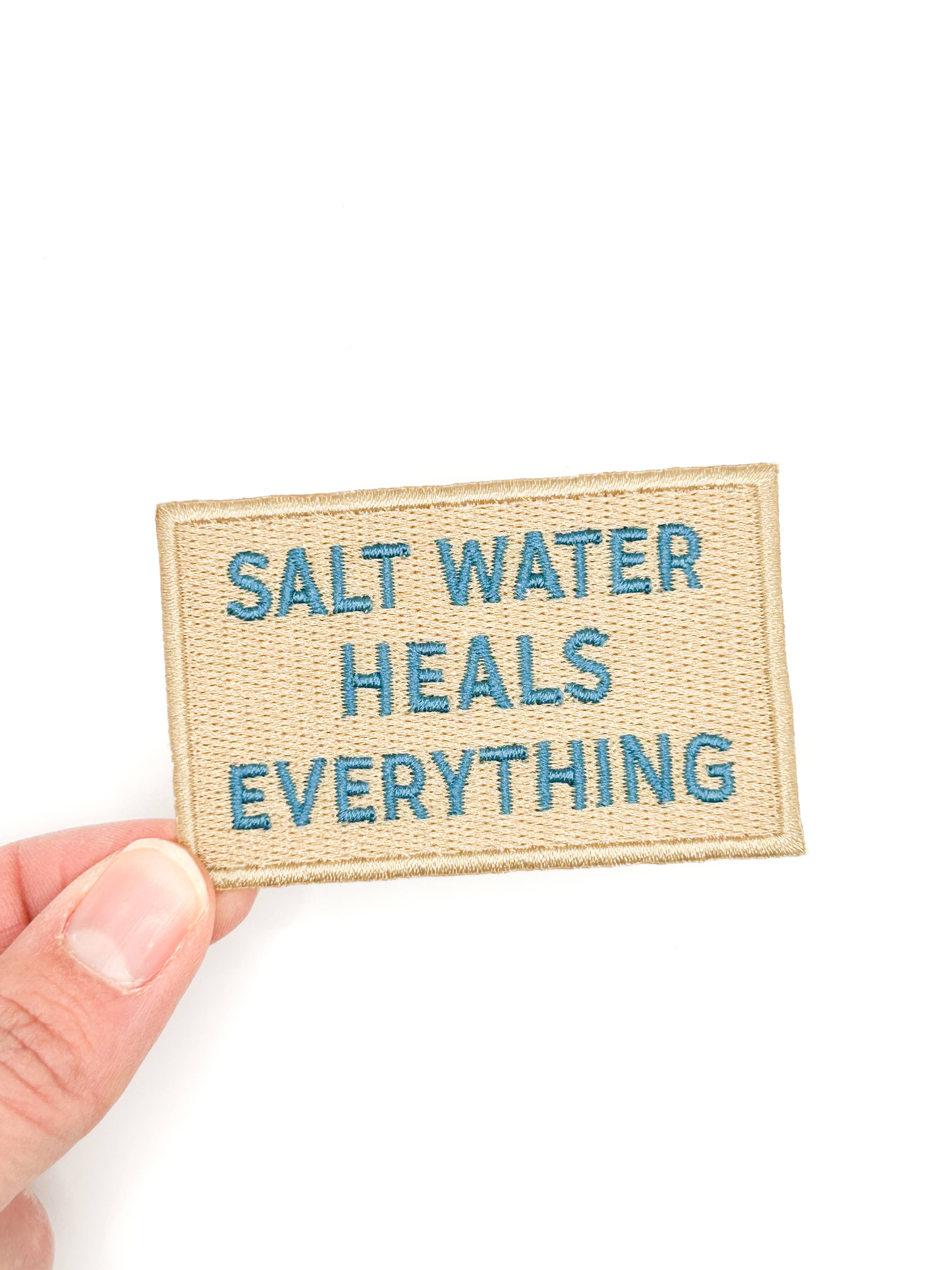 Salt Water Heals Everything Iron-On Patch
