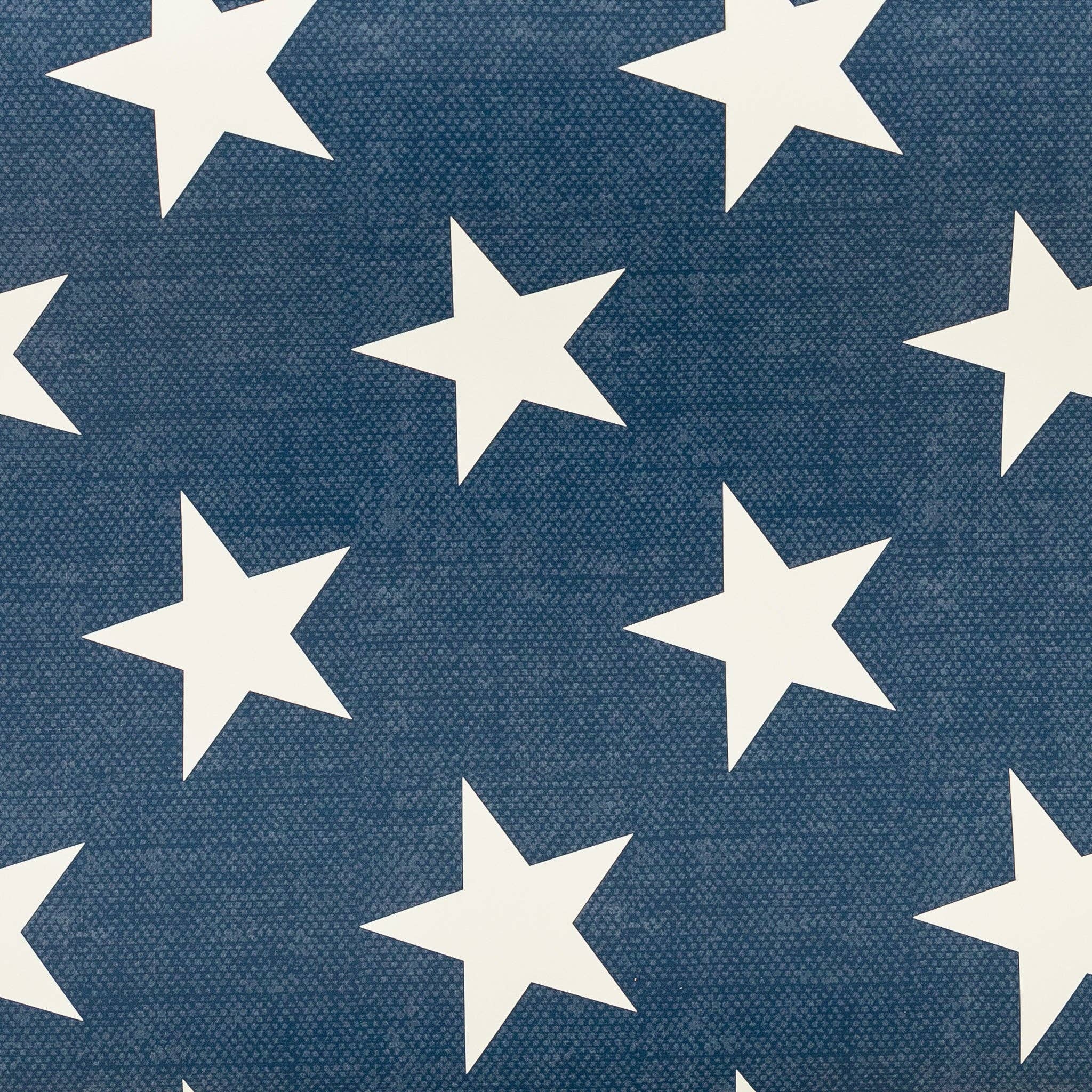 Blue Star Table Runner