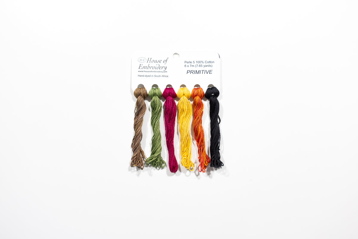 Primitive - Cotton Perle #5 Thread Set (5 Mini Skeins)
