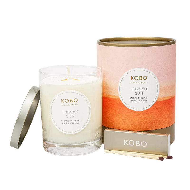TUSCAN SUN WATERCOLOR SOY CANDLE