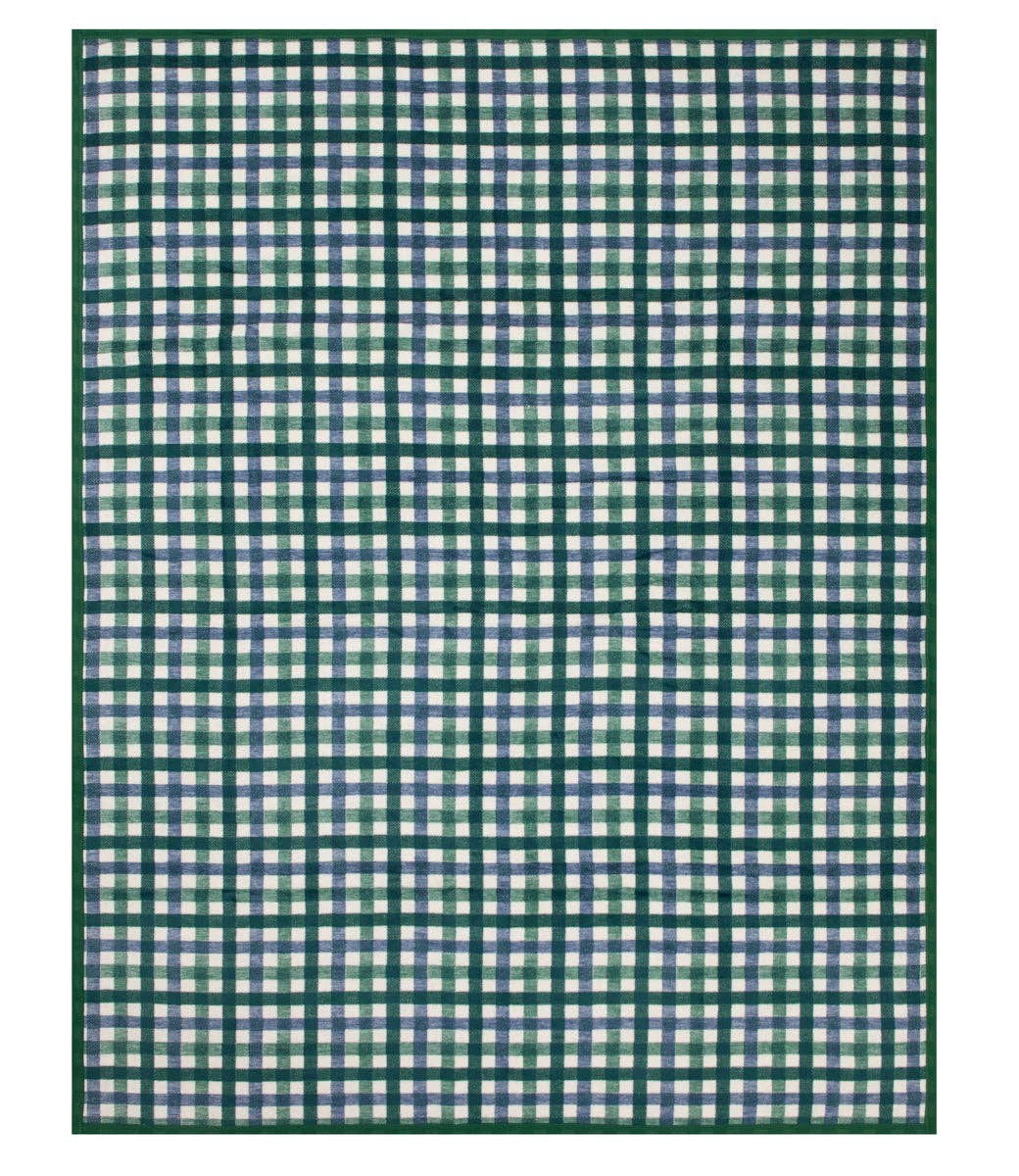 Pine Tree Plaid Blanket