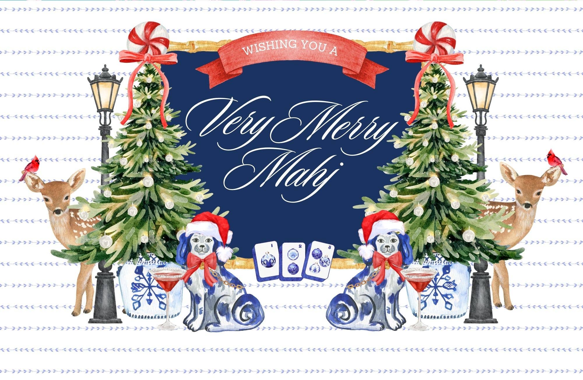 Mahjong Madness Tray Inserts Vol 1, 11 x 17, set of 10