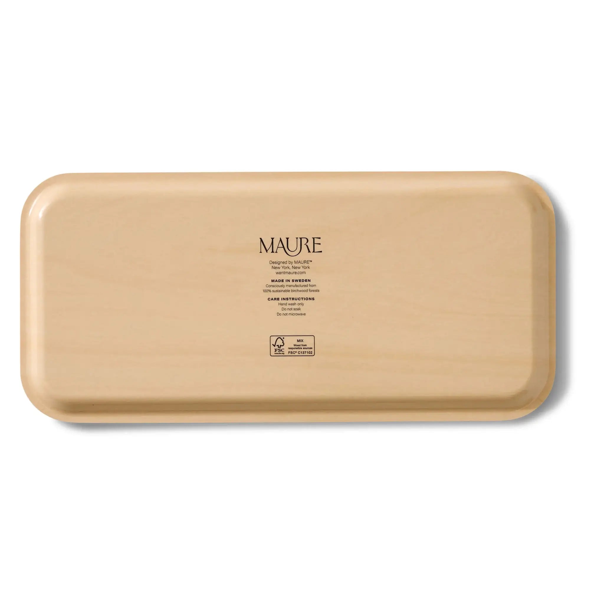 Forget-Me-Nots Rectangle Tray