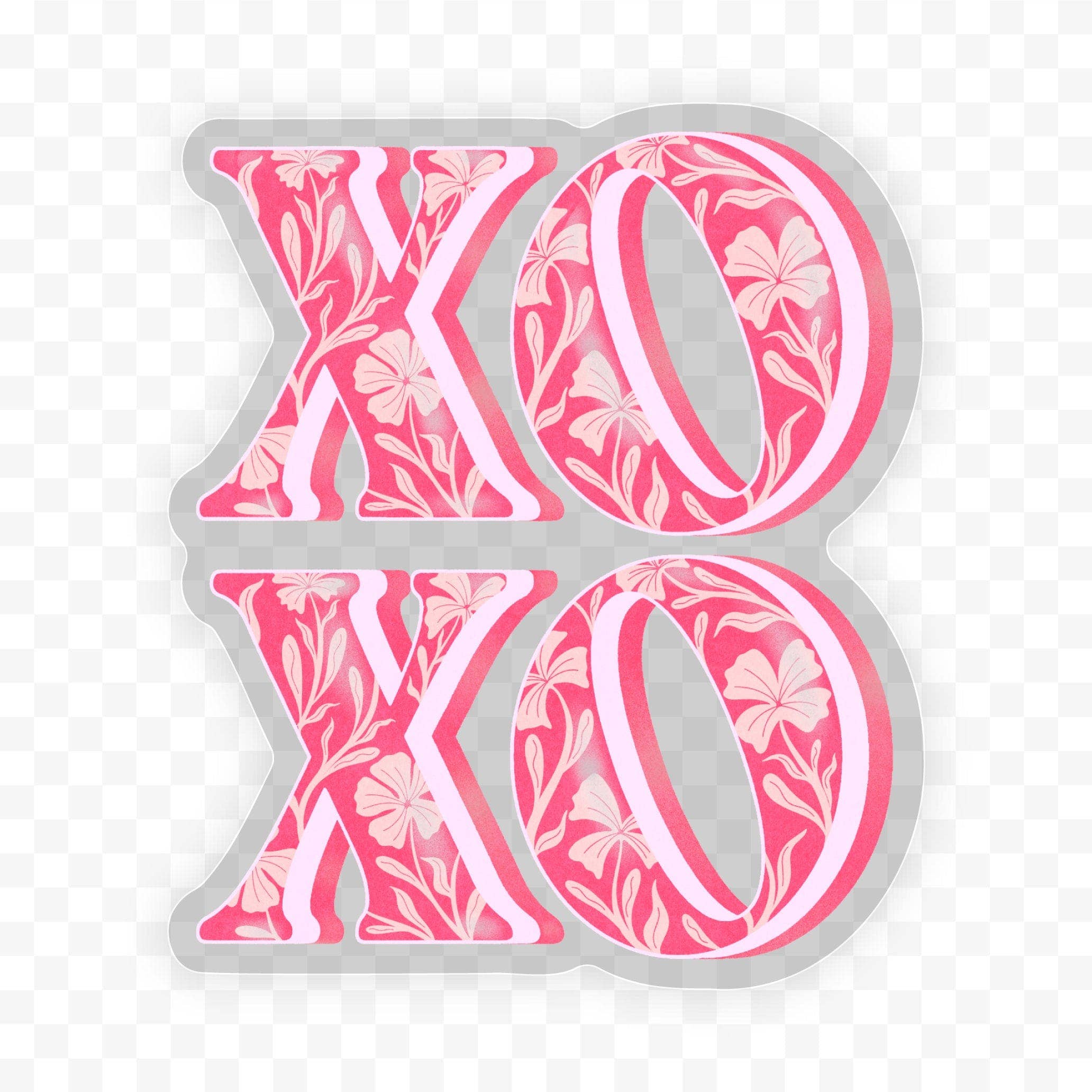 XOXO - Clear Sticker