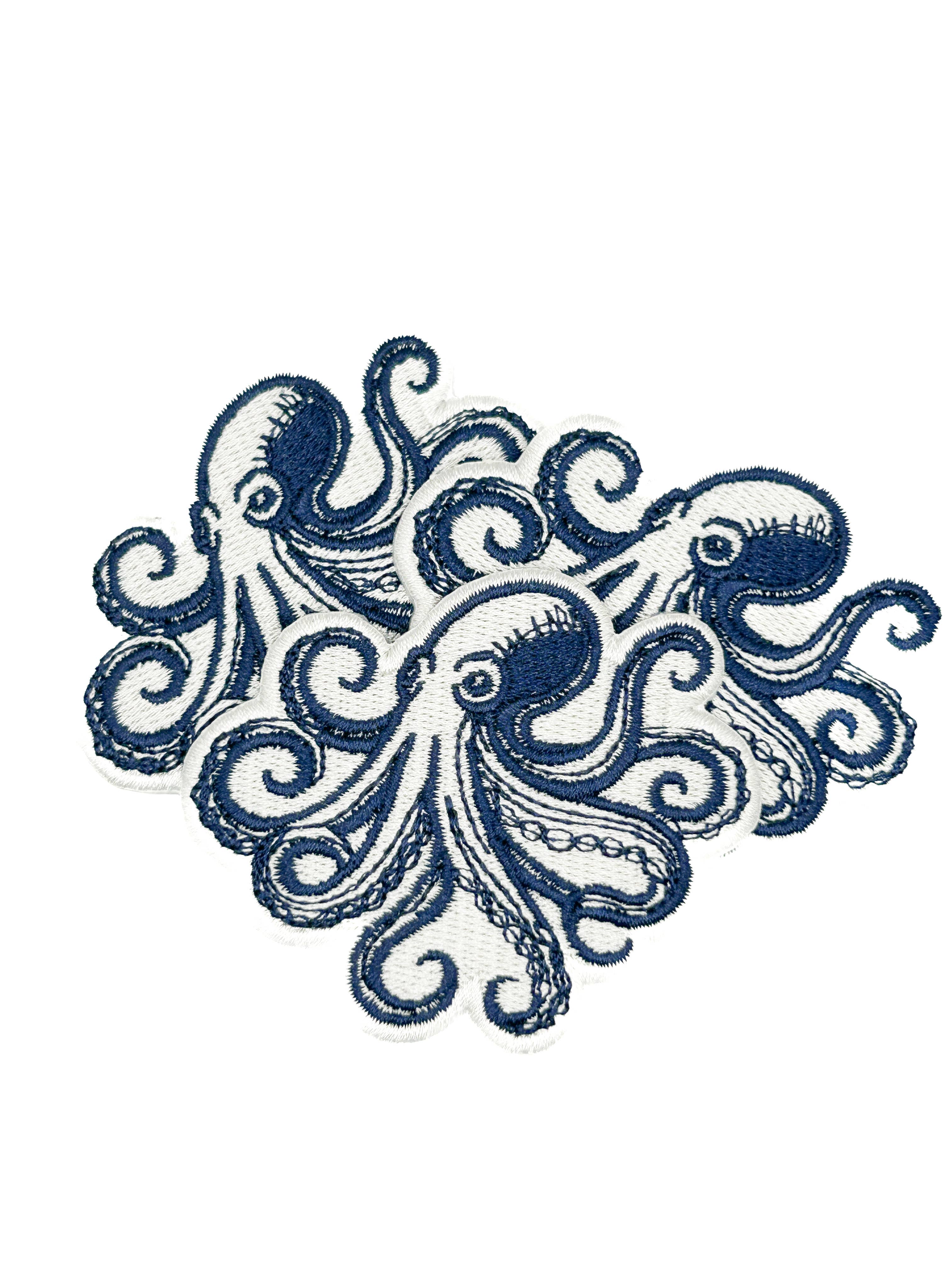 Octopus Iron-On Patch