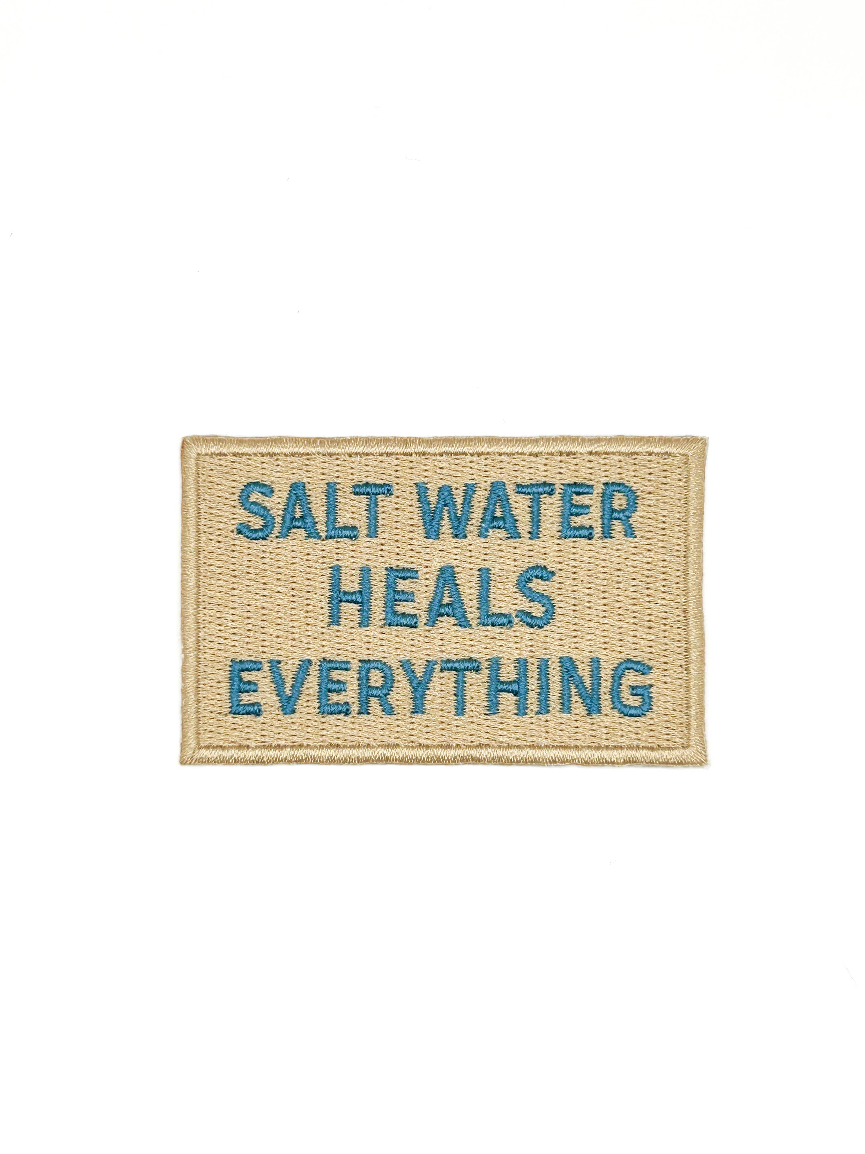 Salt Water Heals Everything Iron-On Patch