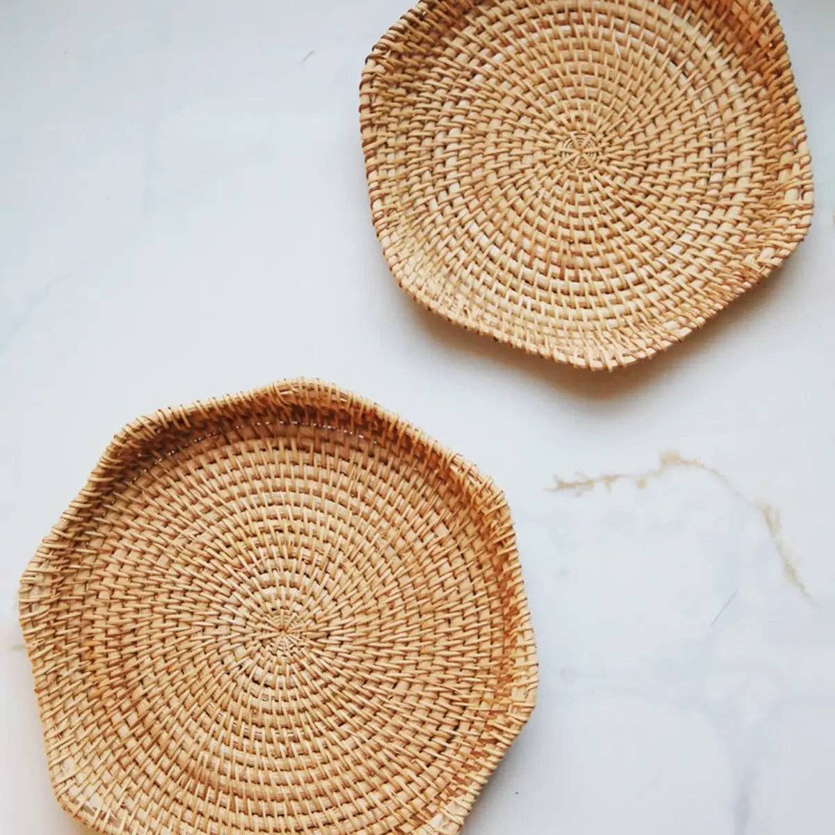 Natural Rattan Woven Tray