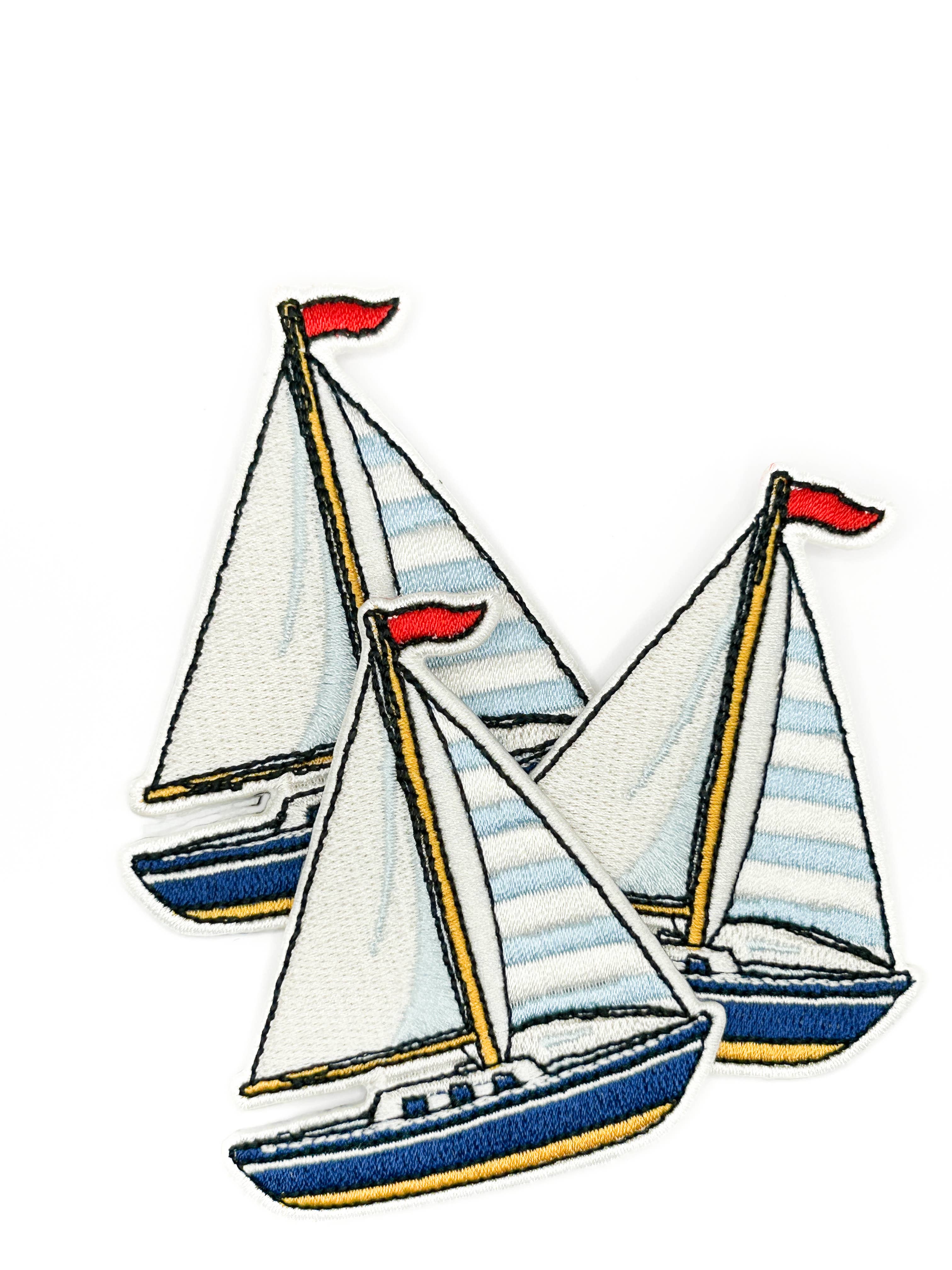 Sailboat Iron-On Patch