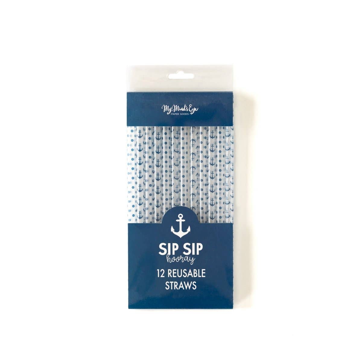 PLSS152 - Nautical Reusable Straws