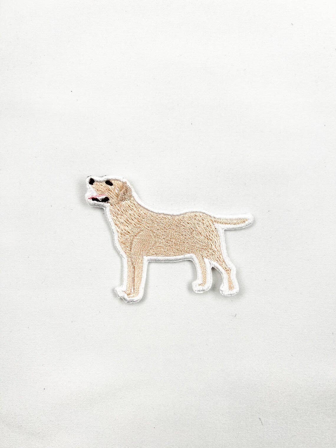 Yellow Labrador Iron On Patch