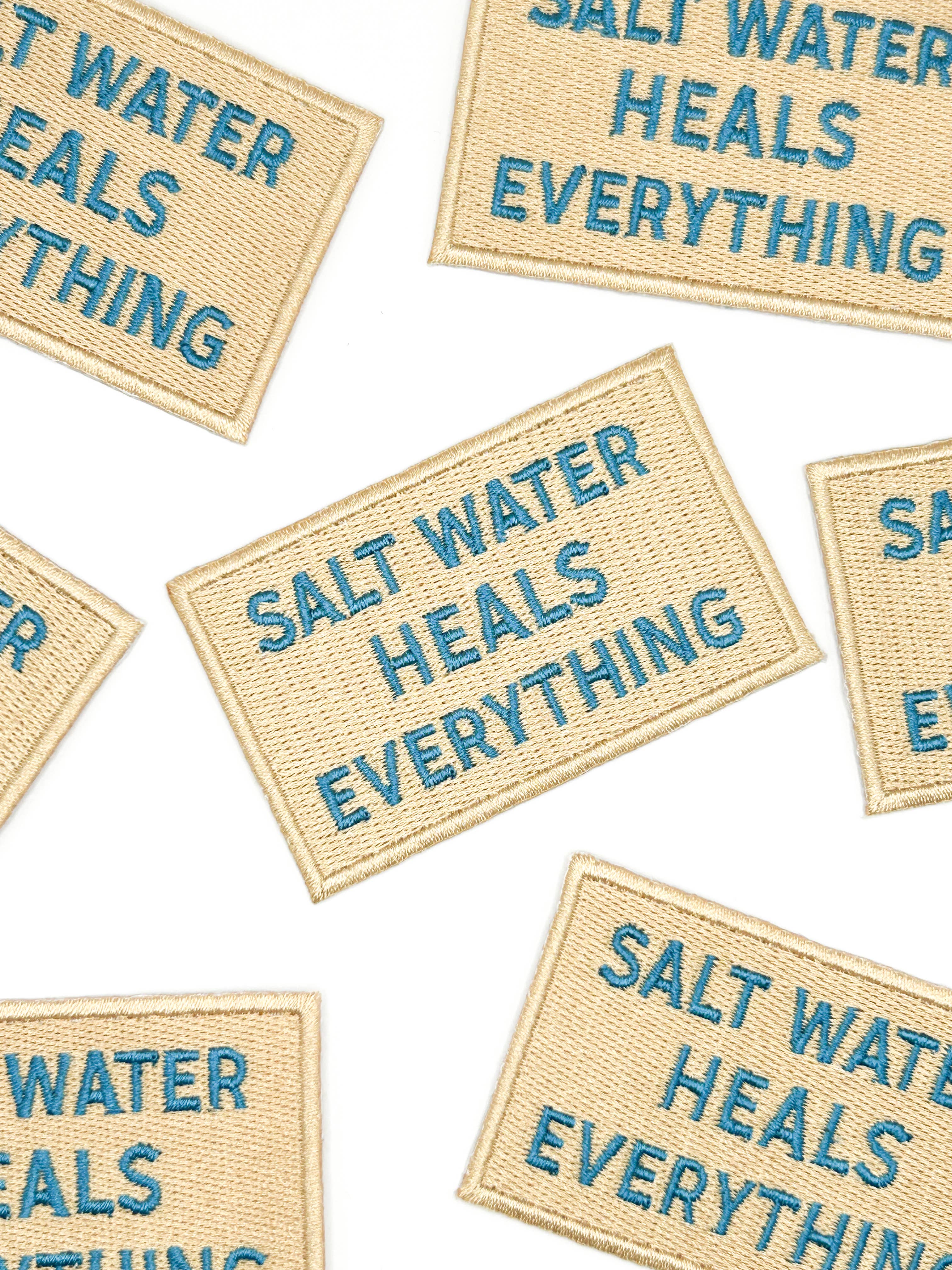 Salt Water Heals Everything Iron-On Patch