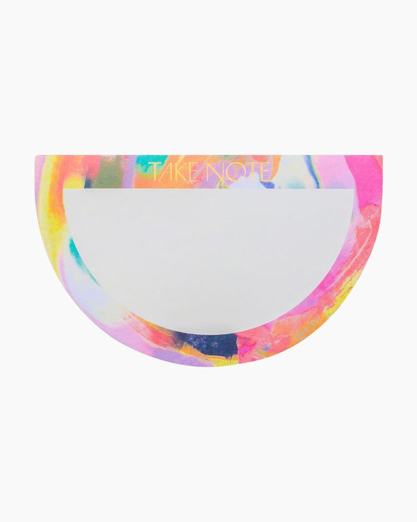 Rainbow Half Moon Notepad